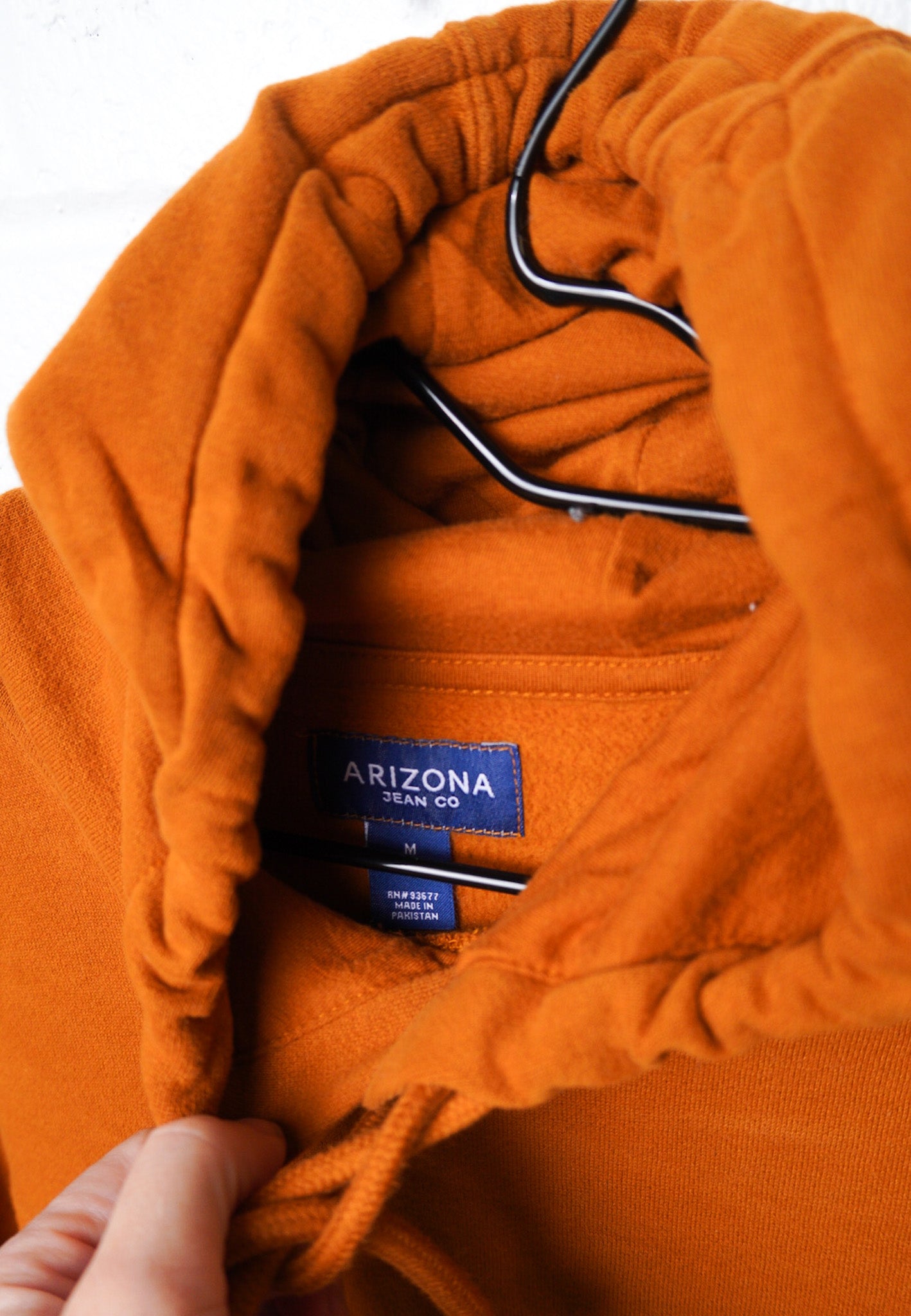 MEDIUM -ARIZONA- Rust Colored Hoodie with "Color Guard" design