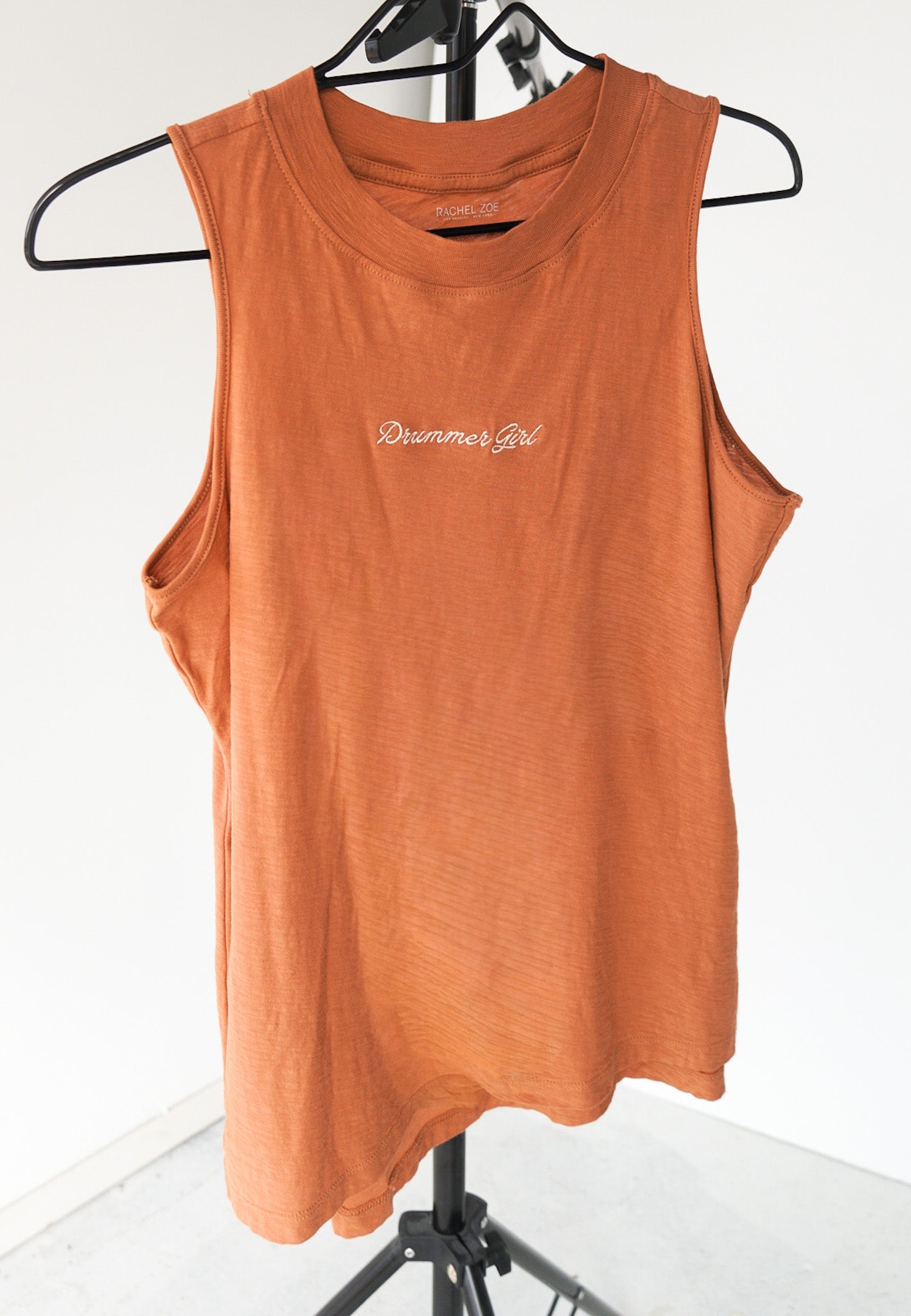 LARGE - RACHEL ZOE - DRUMMER GIRL TANK