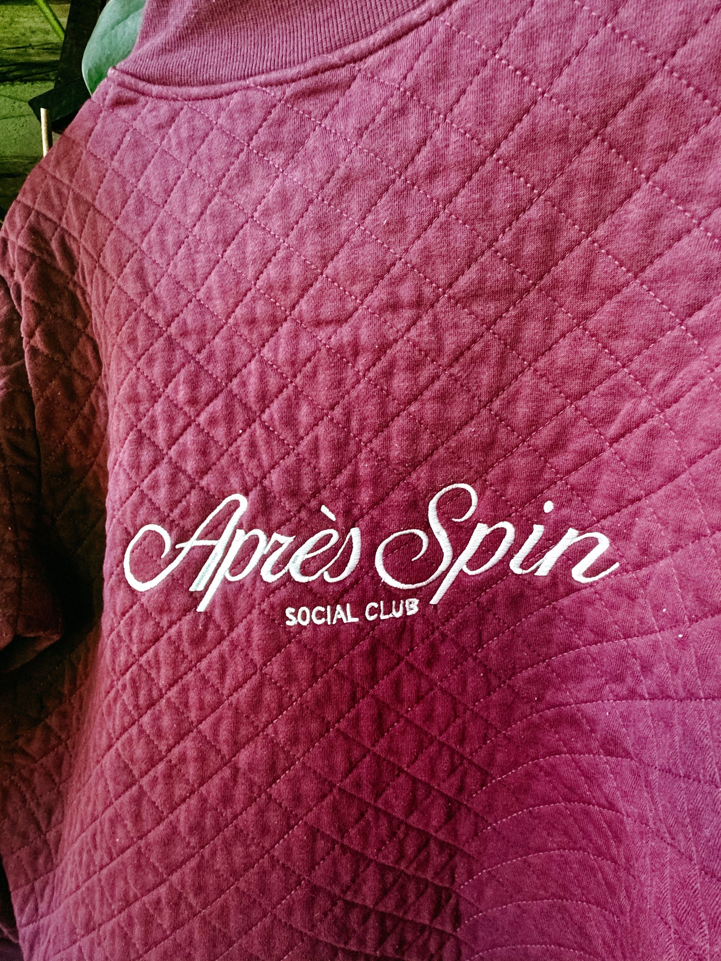 XLARGE Quilted Jacket with "Apres Spin" design