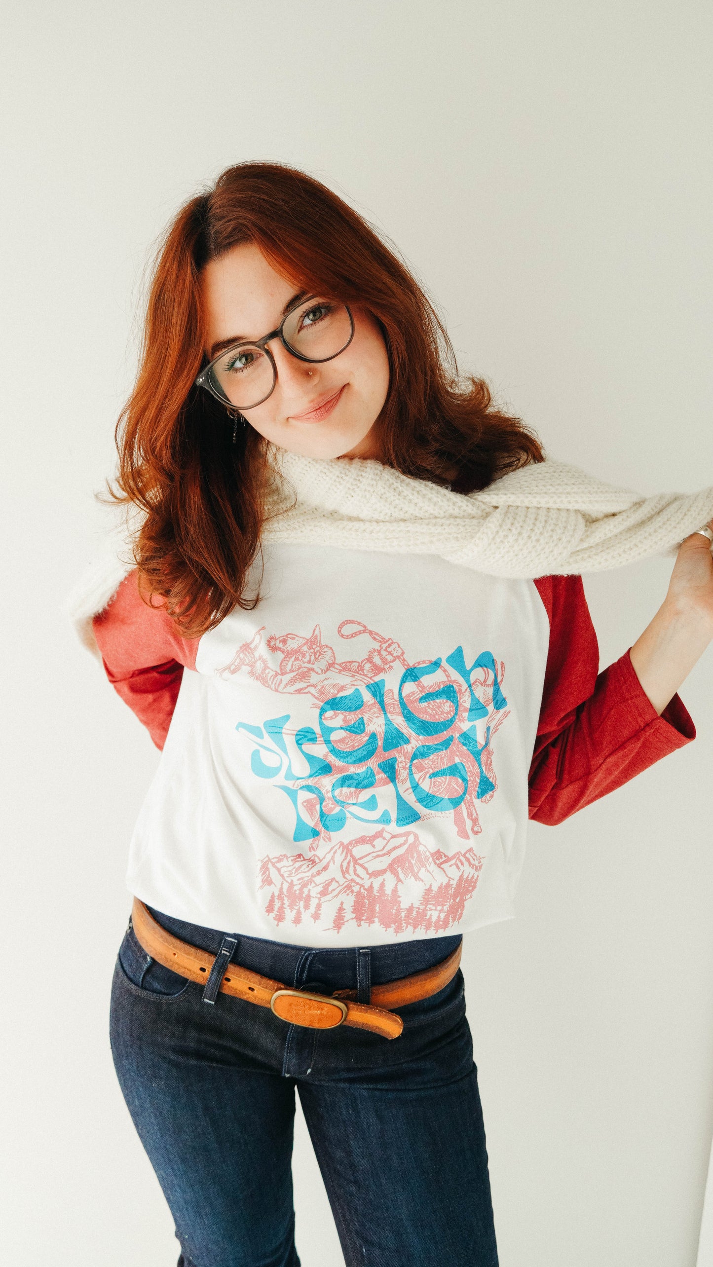 SLEIGH NEIGH CHRISTMAS 2025 LONG SLEEVE TSHIRT