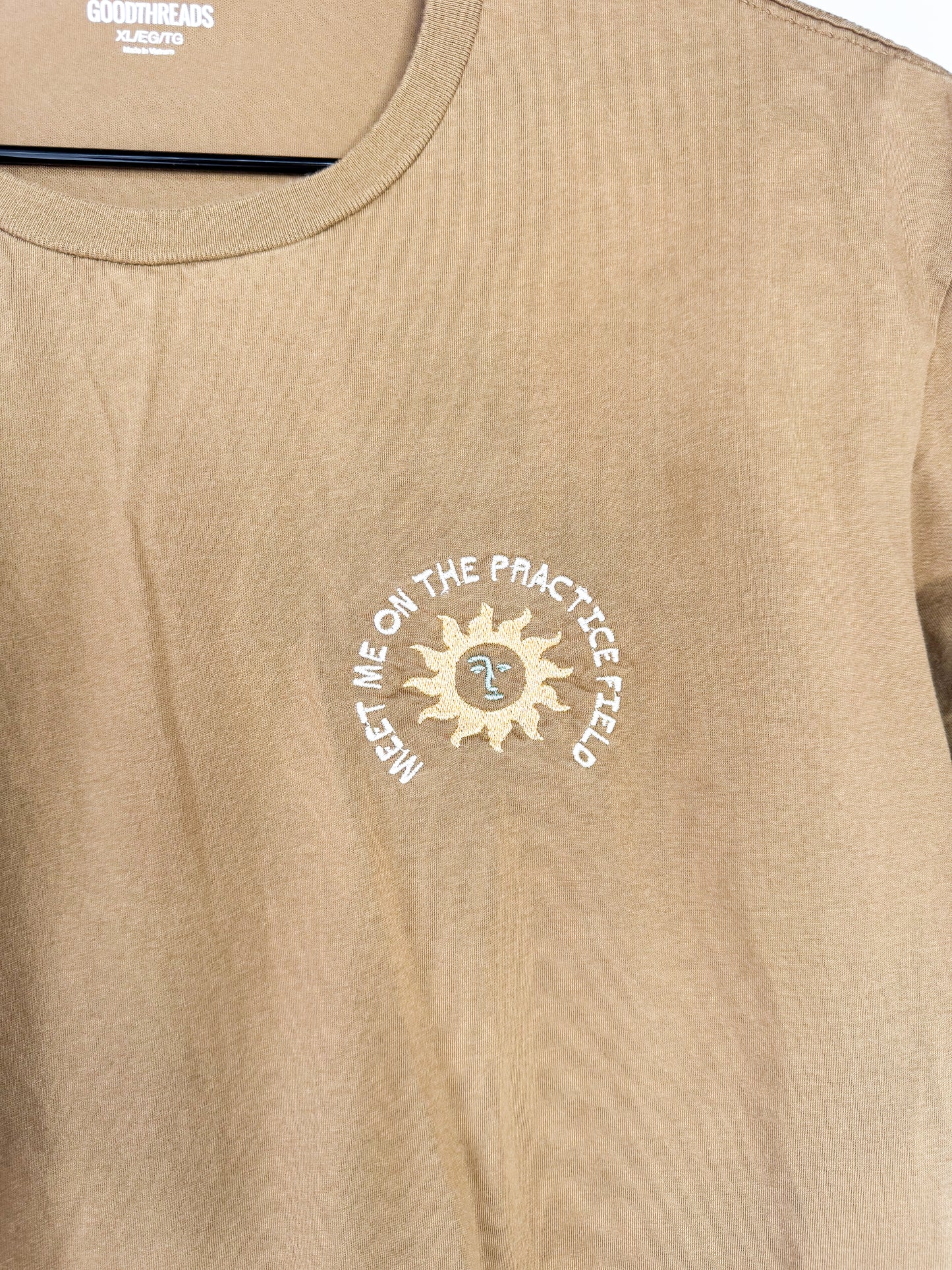 MENS XL - GOODTHREADS - PRACTICE FIELD DESIGN