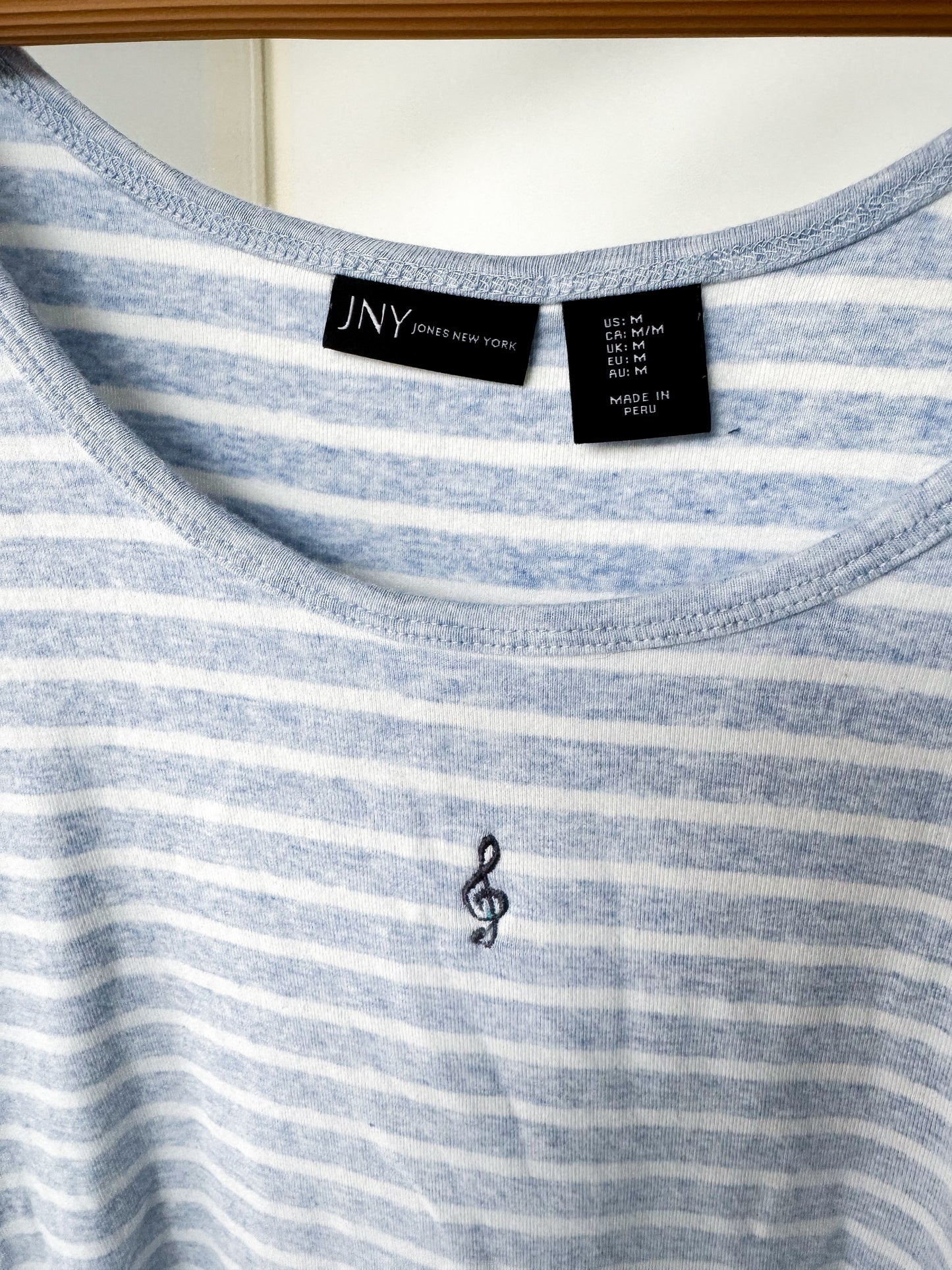 MEDIUM - JONES NEW YORK - Treble Clef Tank