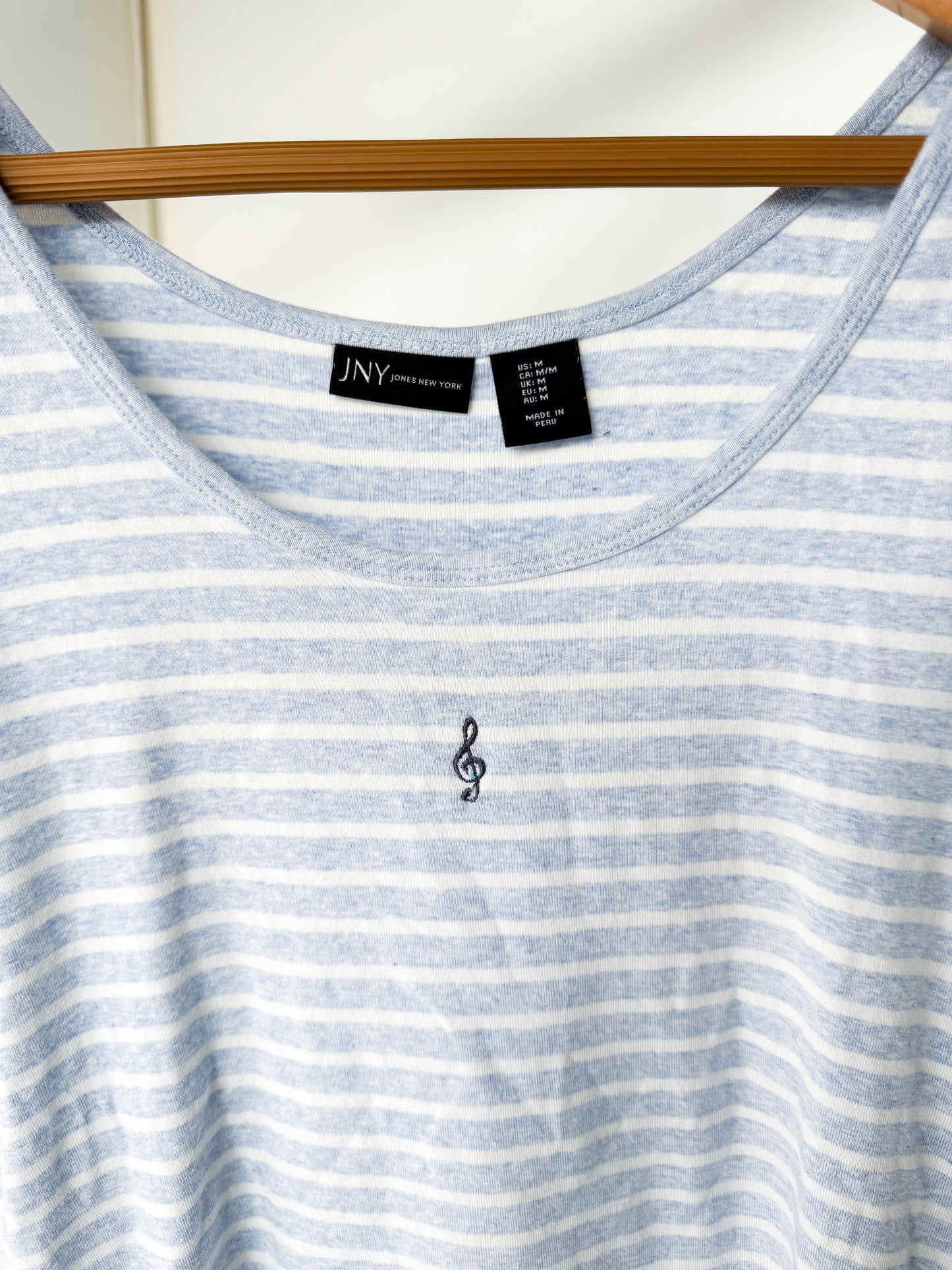 MEDIUM - JONES NEW YORK - Treble Clef Tank