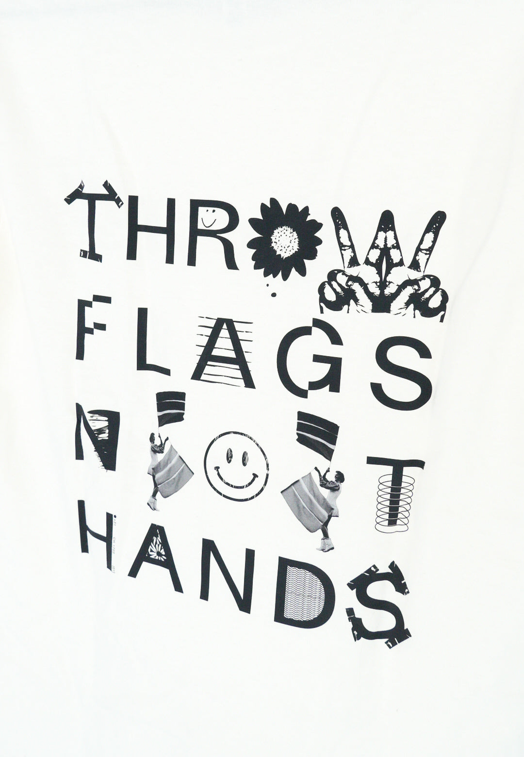 Throw Flags Not Hands Tee