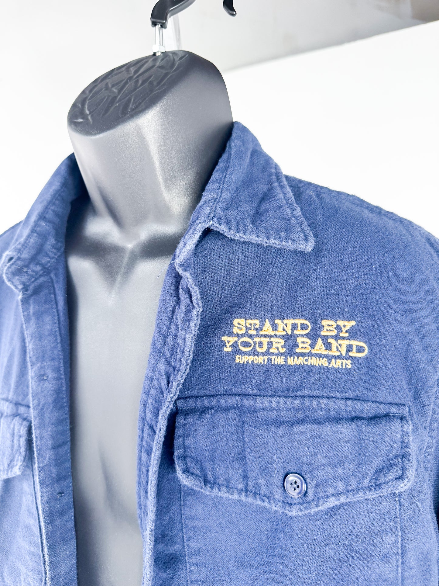LARGE MENS- AMERICAN EAGLE - STAND BY YOUR BAND FLANNEL