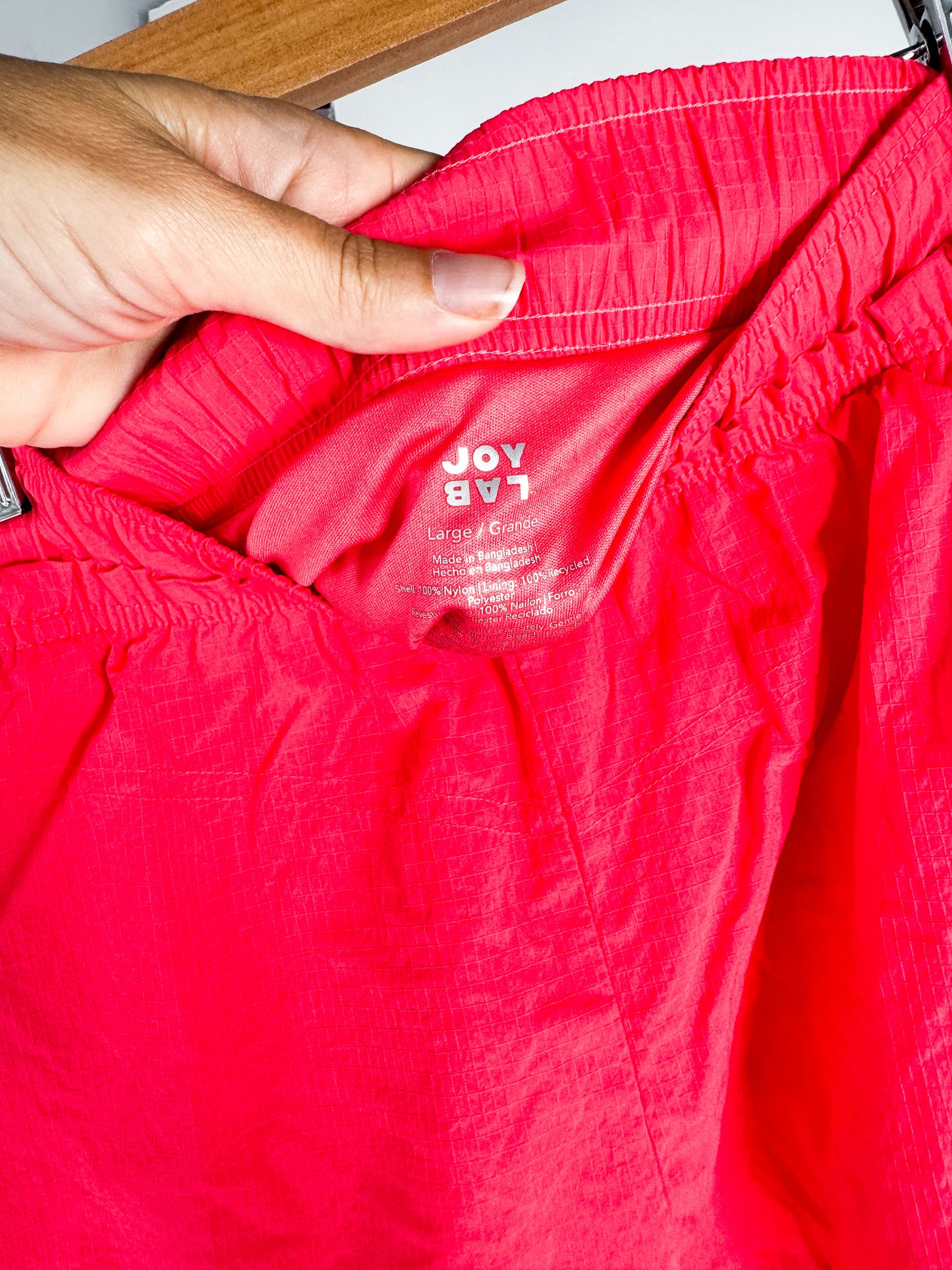 WOMENS LARGE- JOY LAB - CHECK ADJUST RESET SHORTS