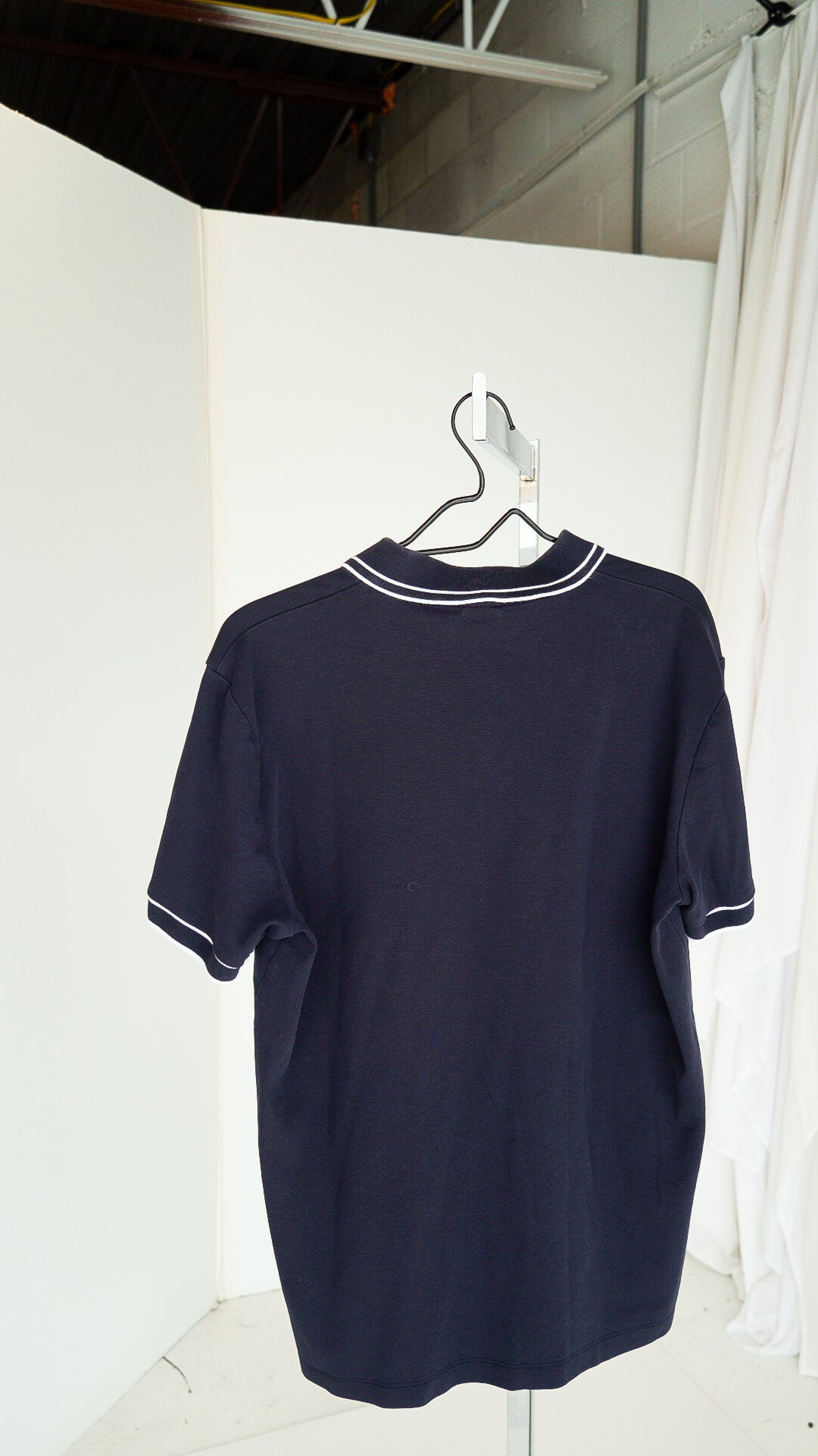 MEDIUM -  Boss - Polo with Flag Logo Design