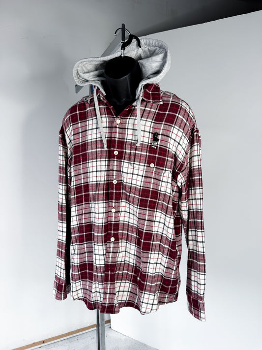 LARGE MENS- AMERICAN EAGLE - SKELTON SHAKO FLANNEL