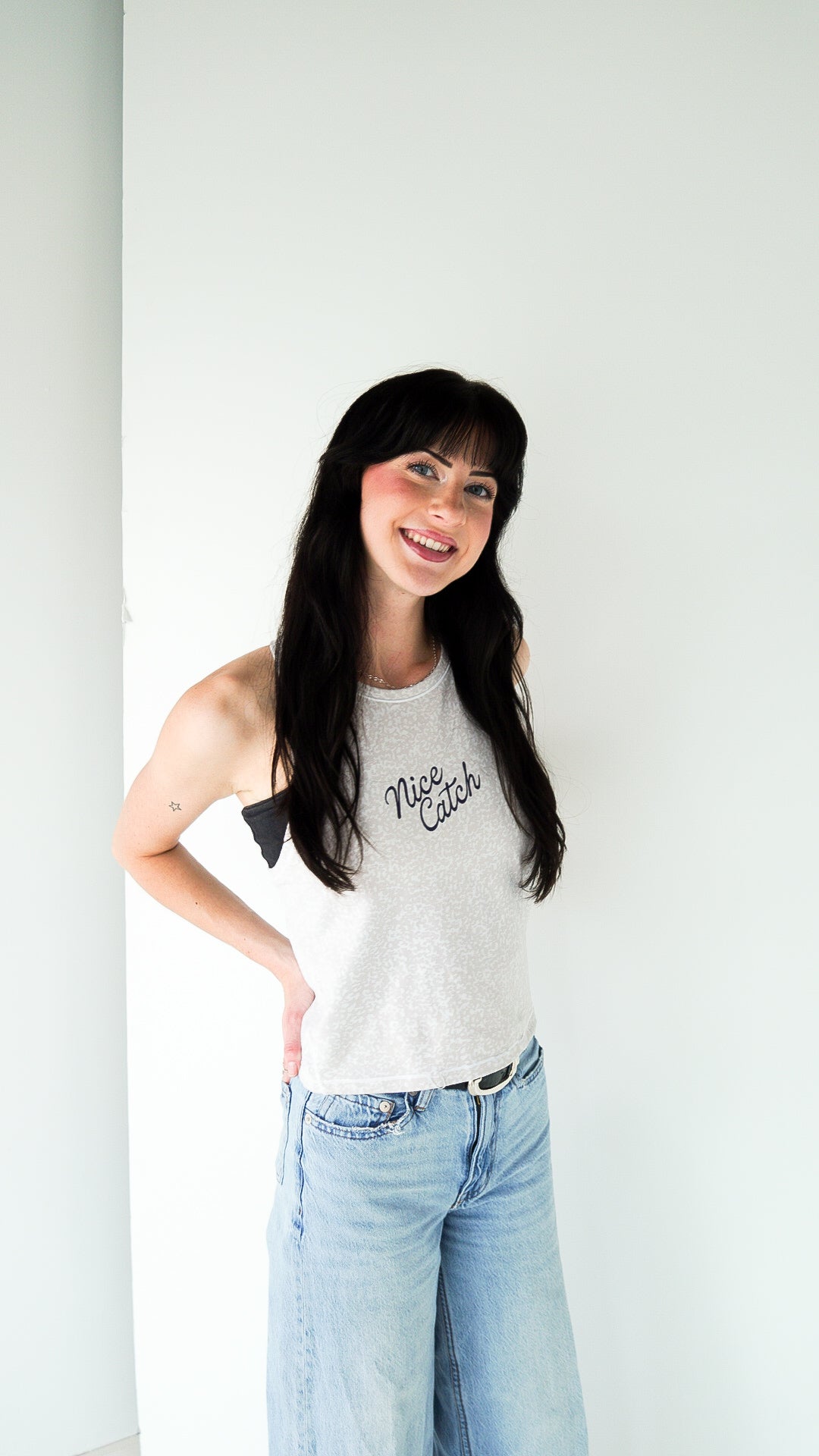 MEDIUM ATHLETA tank with Nice Catch Design