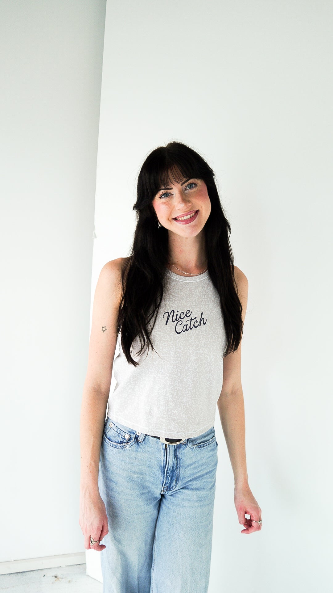 MEDIUM ATHLETA tank with Nice Catch Design