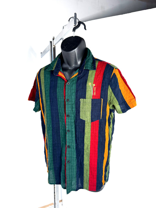 MENS MEDIUM - NO TAG -  GOOD VIBES pocket design