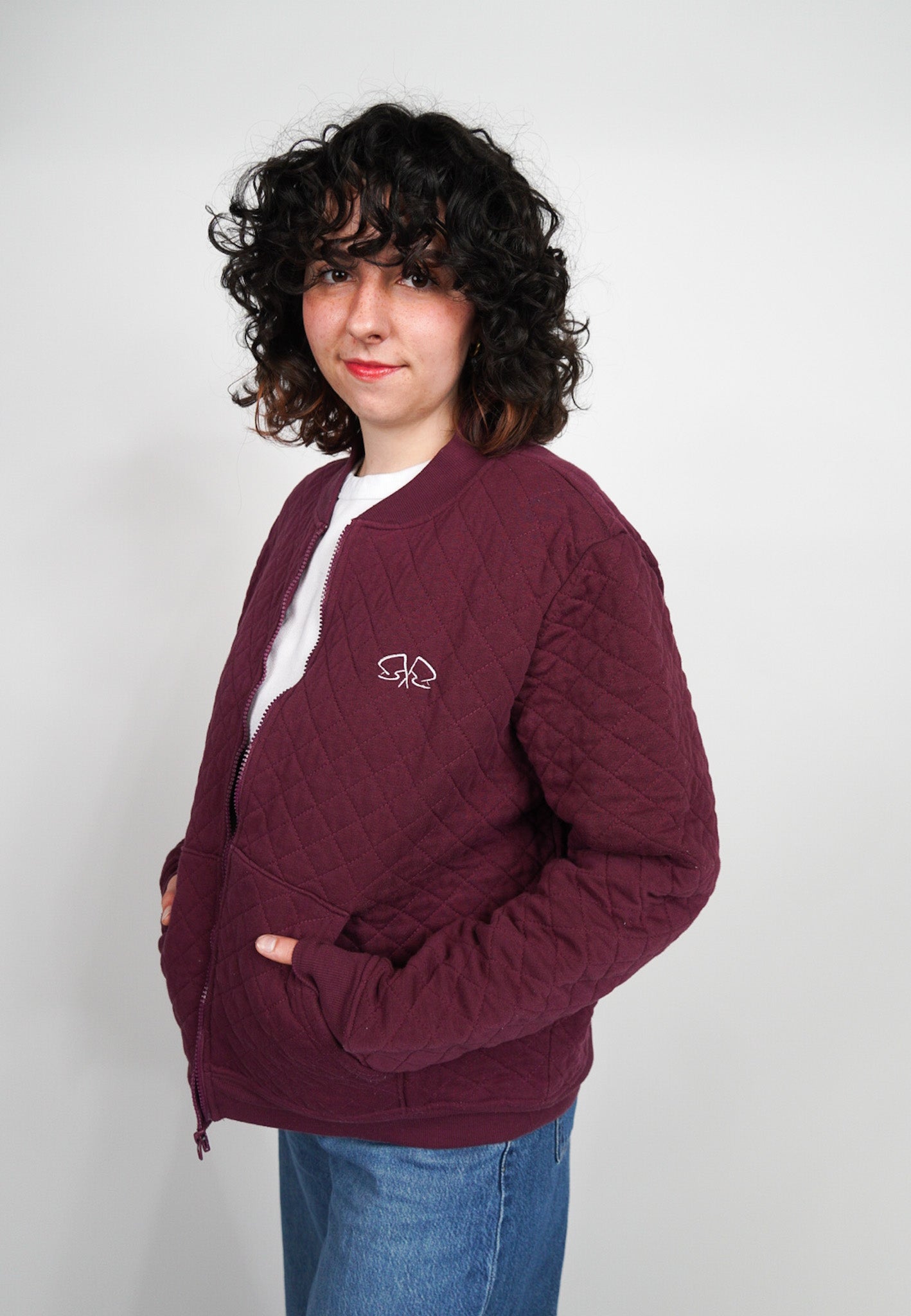 XLARGE Quilted Jacket with "Apres Spin" design