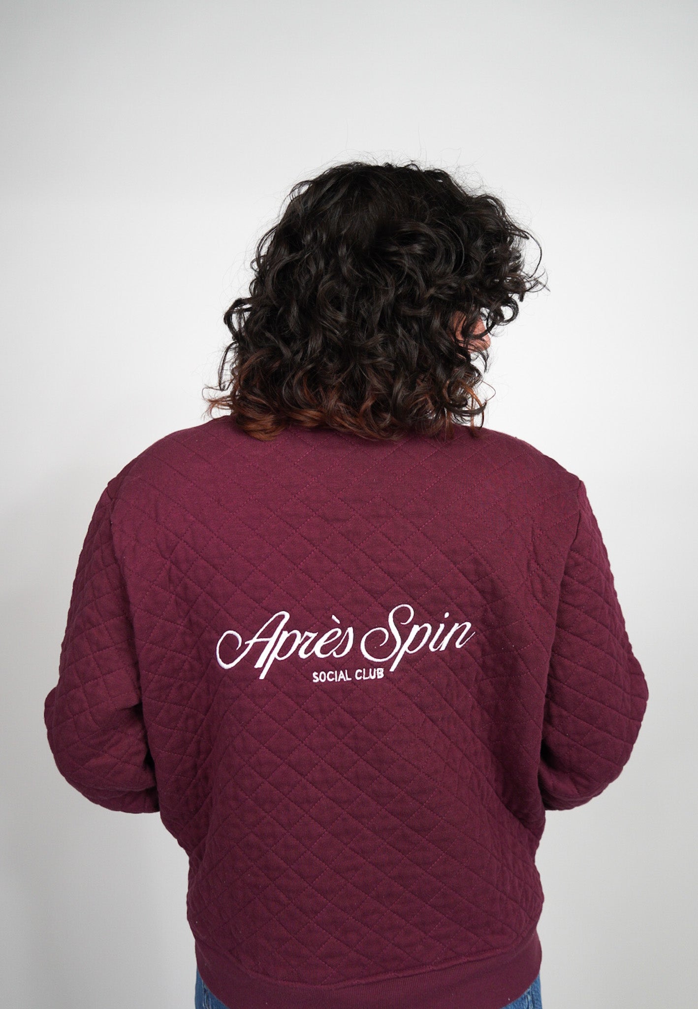 XLARGE Quilted Jacket with "Apres Spin" design