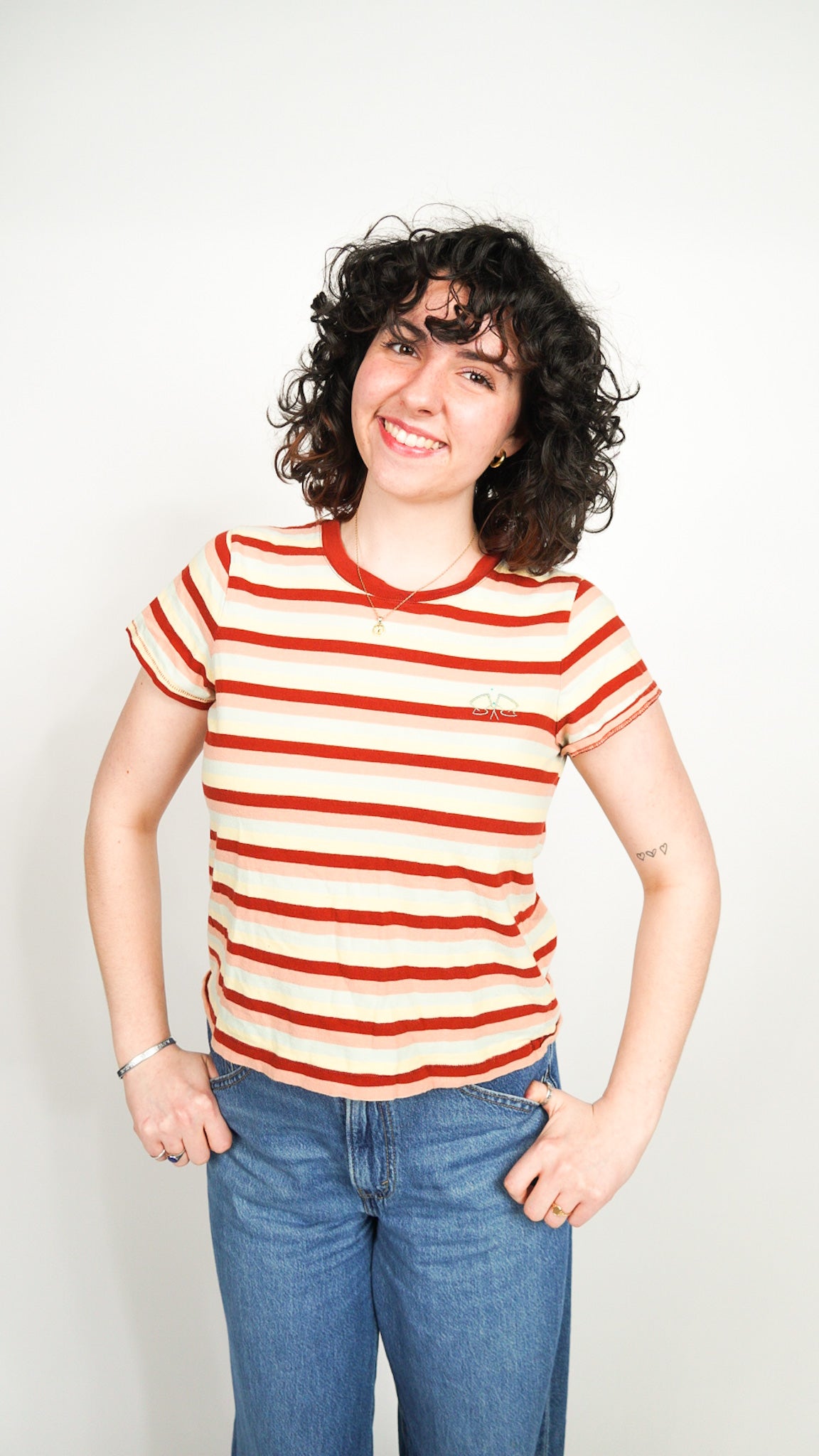 MEDIUM MADEWELL TEE with pocket flags logo design