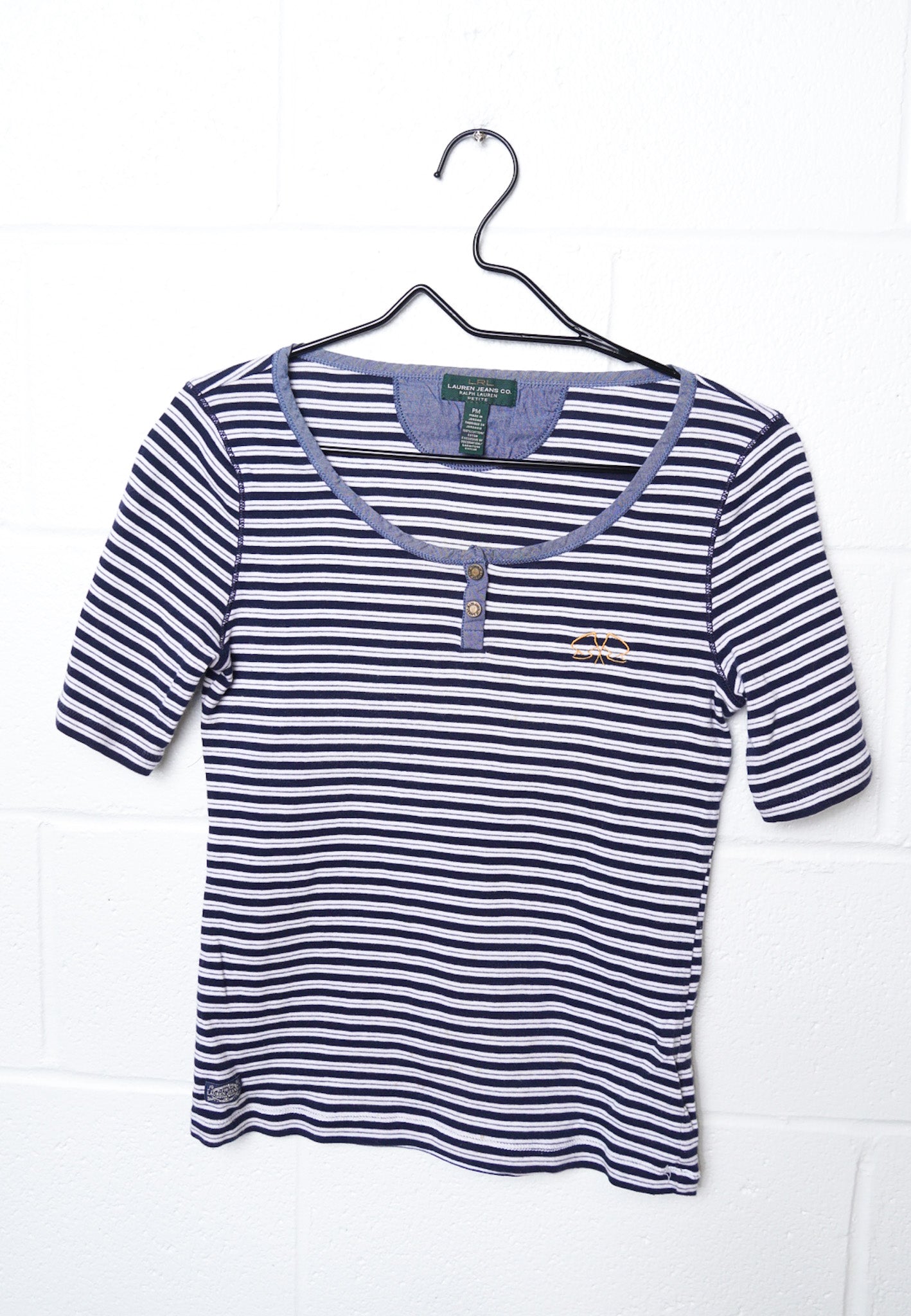 MEDIUM -RALPH LAUREN-  with pocket flags logo design