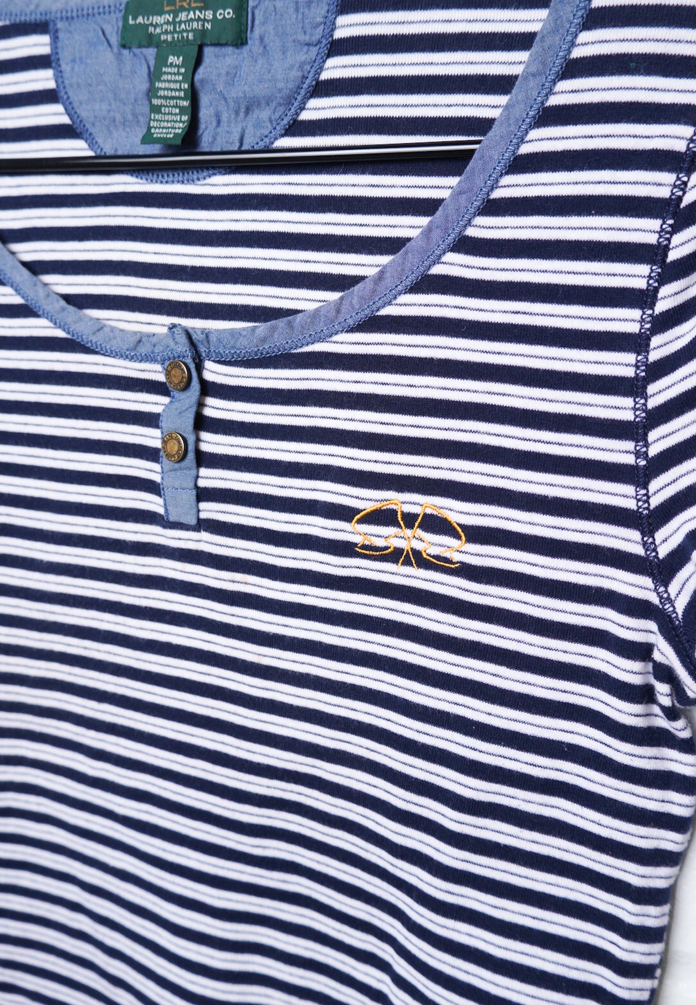MEDIUM -RALPH LAUREN-  with pocket flags logo design