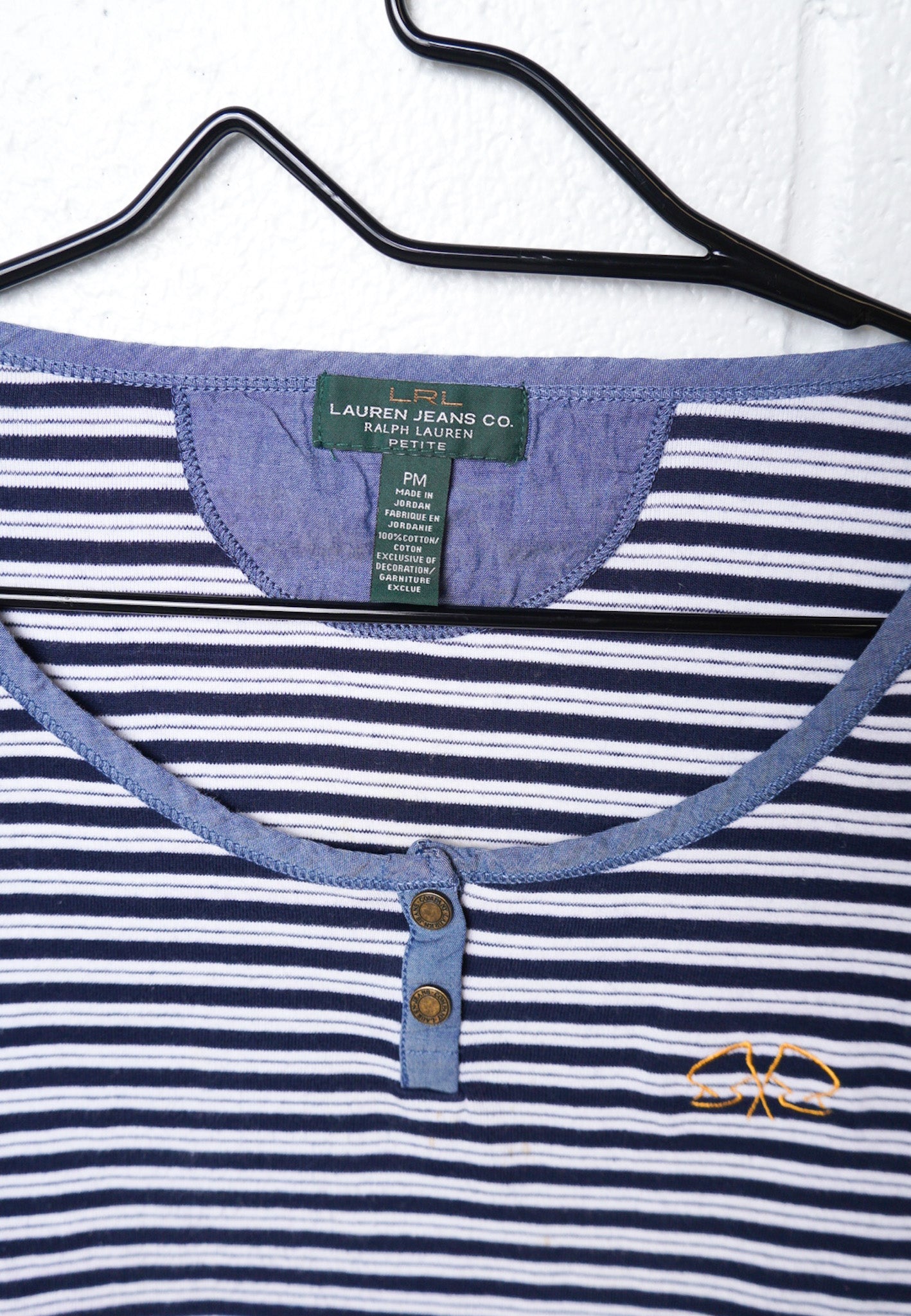 MEDIUM -RALPH LAUREN-  with pocket flags logo design
