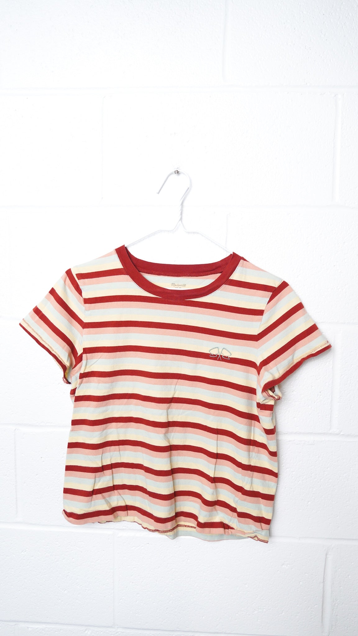 MEDIUM MADEWELL TEE with pocket flags logo design