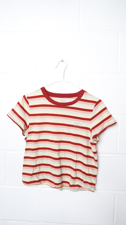 MEDIUM MADEWELL TEE with pocket flags logo design