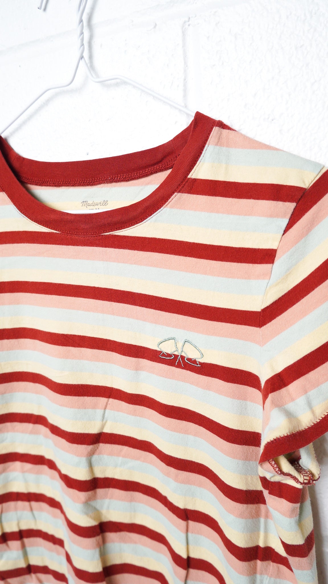 MEDIUM MADEWELL TEE with pocket flags logo design