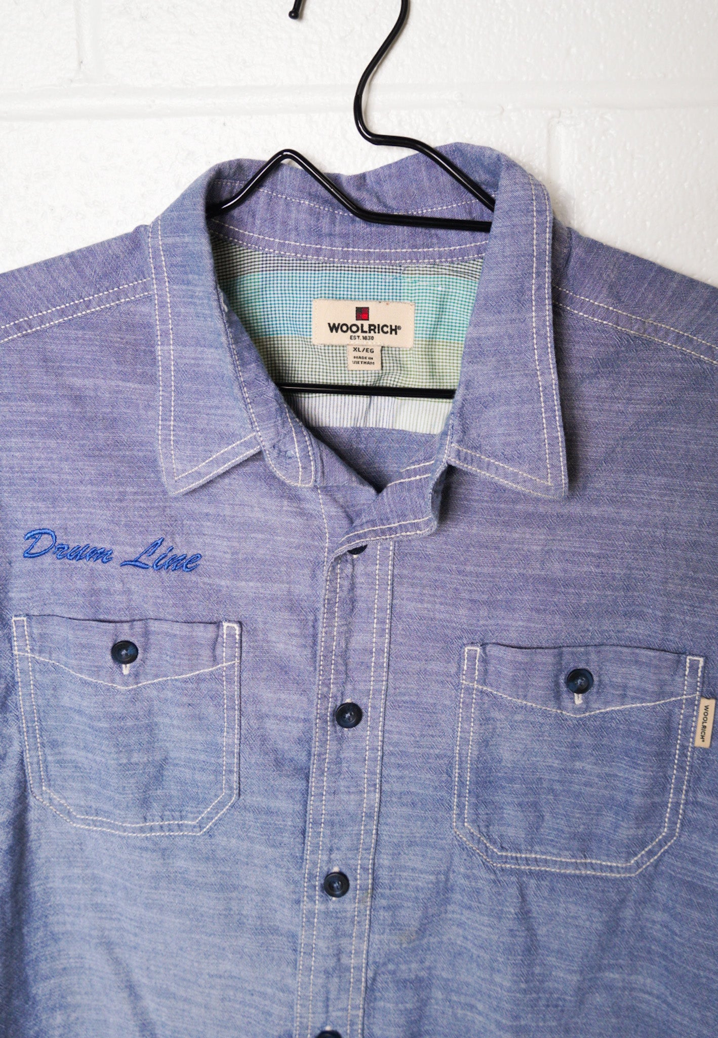 XLARGE - WOOLRICH - DRUM LINE WORK SHIRT