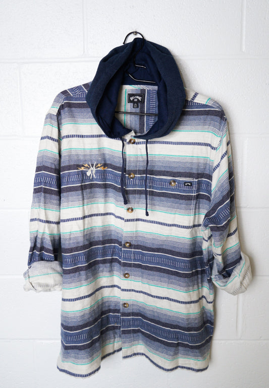 XLARGE  - BILLABONG - DRUM LINE PULLOVER HOODIE