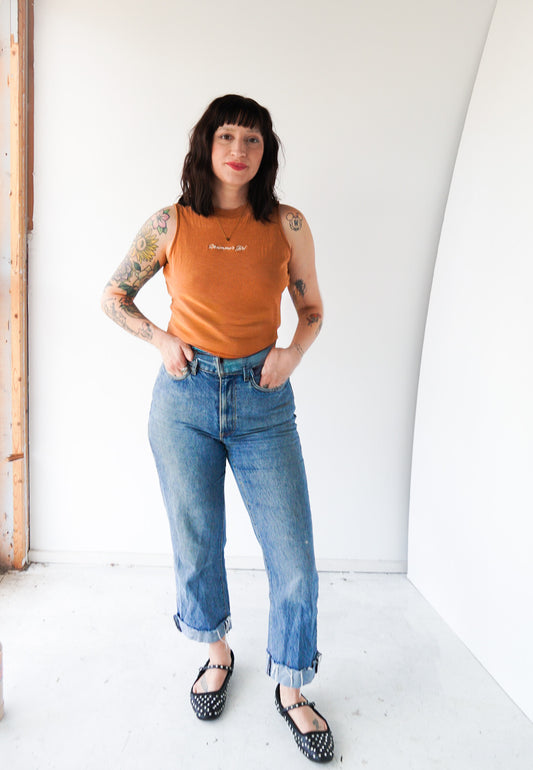 LARGE - RACHEL ZOE - DRUMMER GIRL TANK