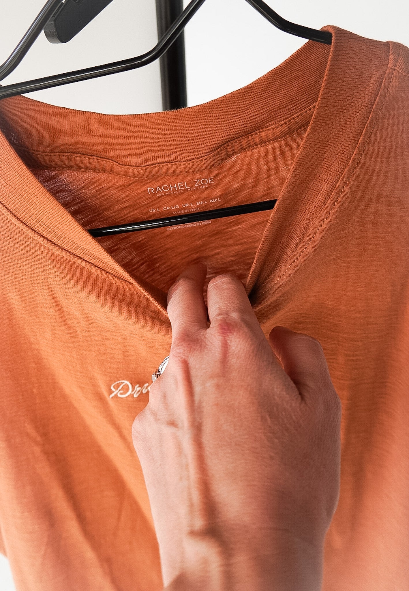 LARGE - RACHEL ZOE - DRUMMER GIRL TANK