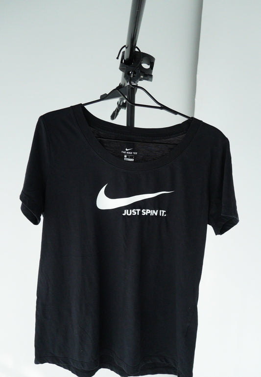 LARGE - NIKE - JUST SPIN IT ATHLETIC TEE