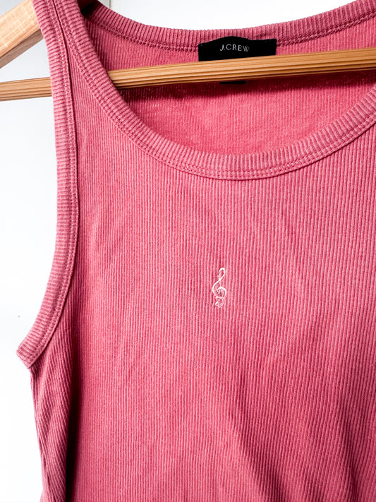 XSMALL - JCREW - Treble Clef Tank
