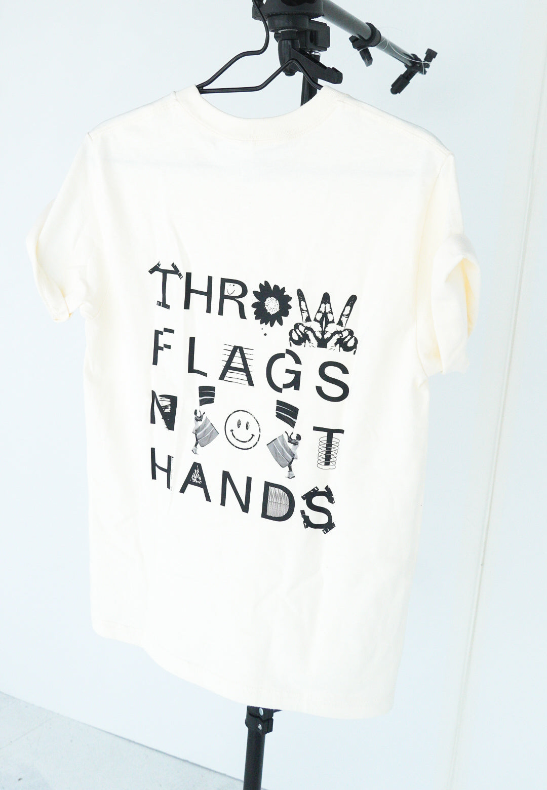 Throw Flags Not Hands Tee