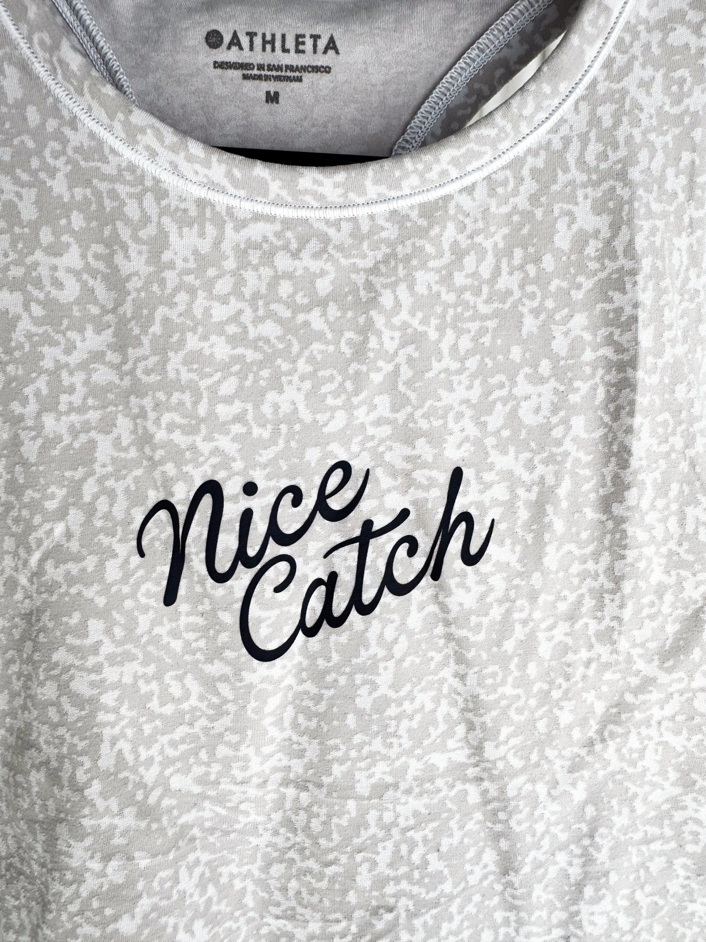 MEDIUM ATHLETA tank with Nice Catch Design