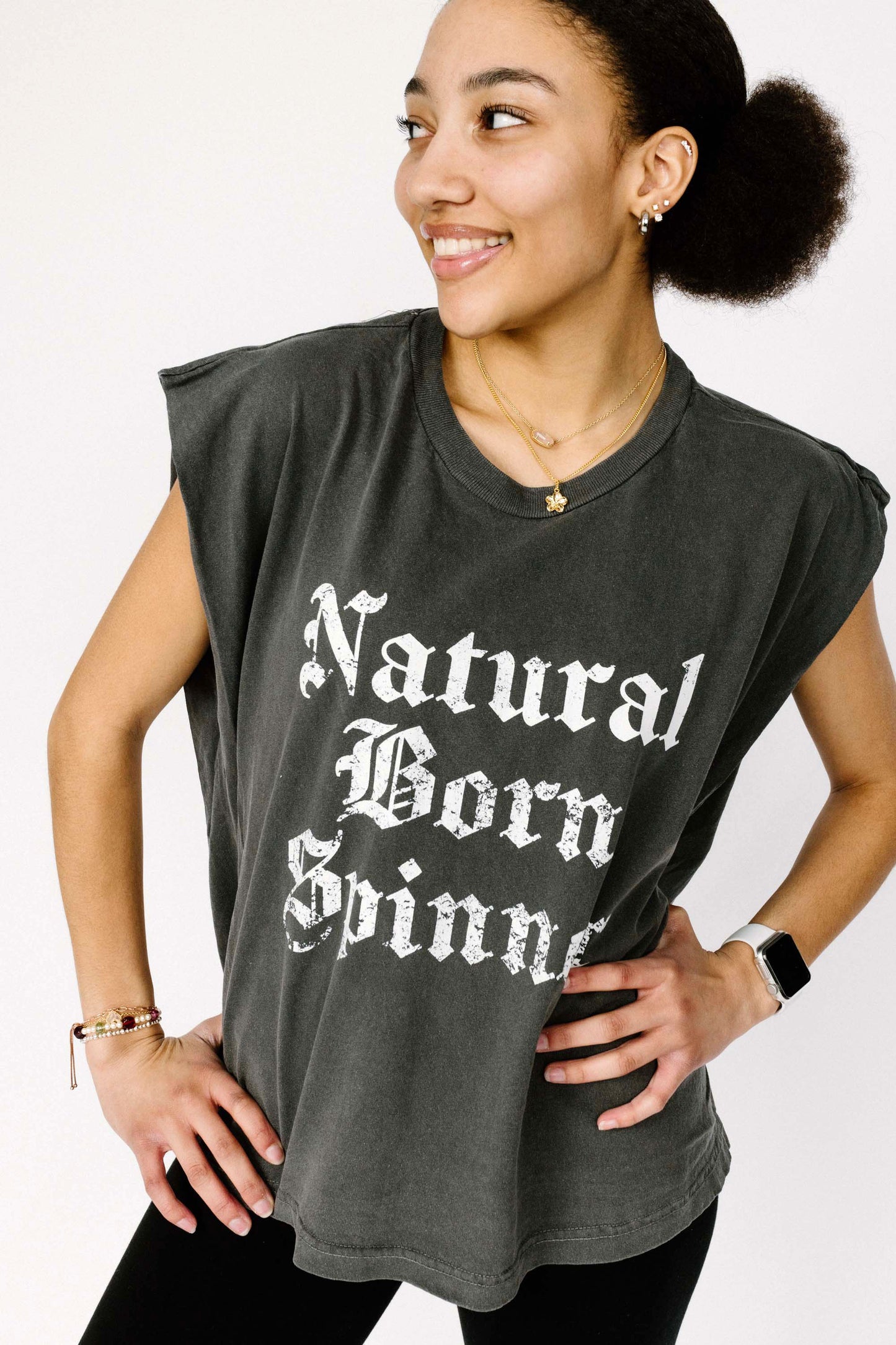 NATURAL BORN SPINNER MUSCLE TANK