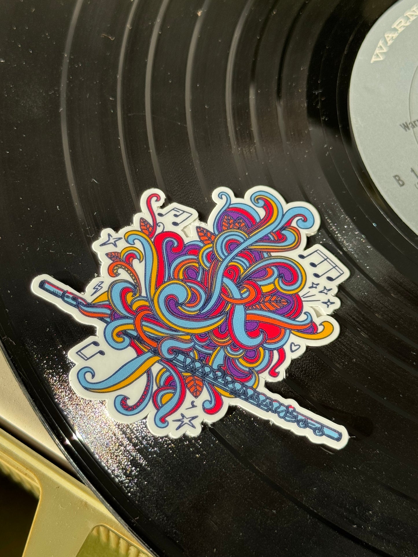 FLUTE STICKER