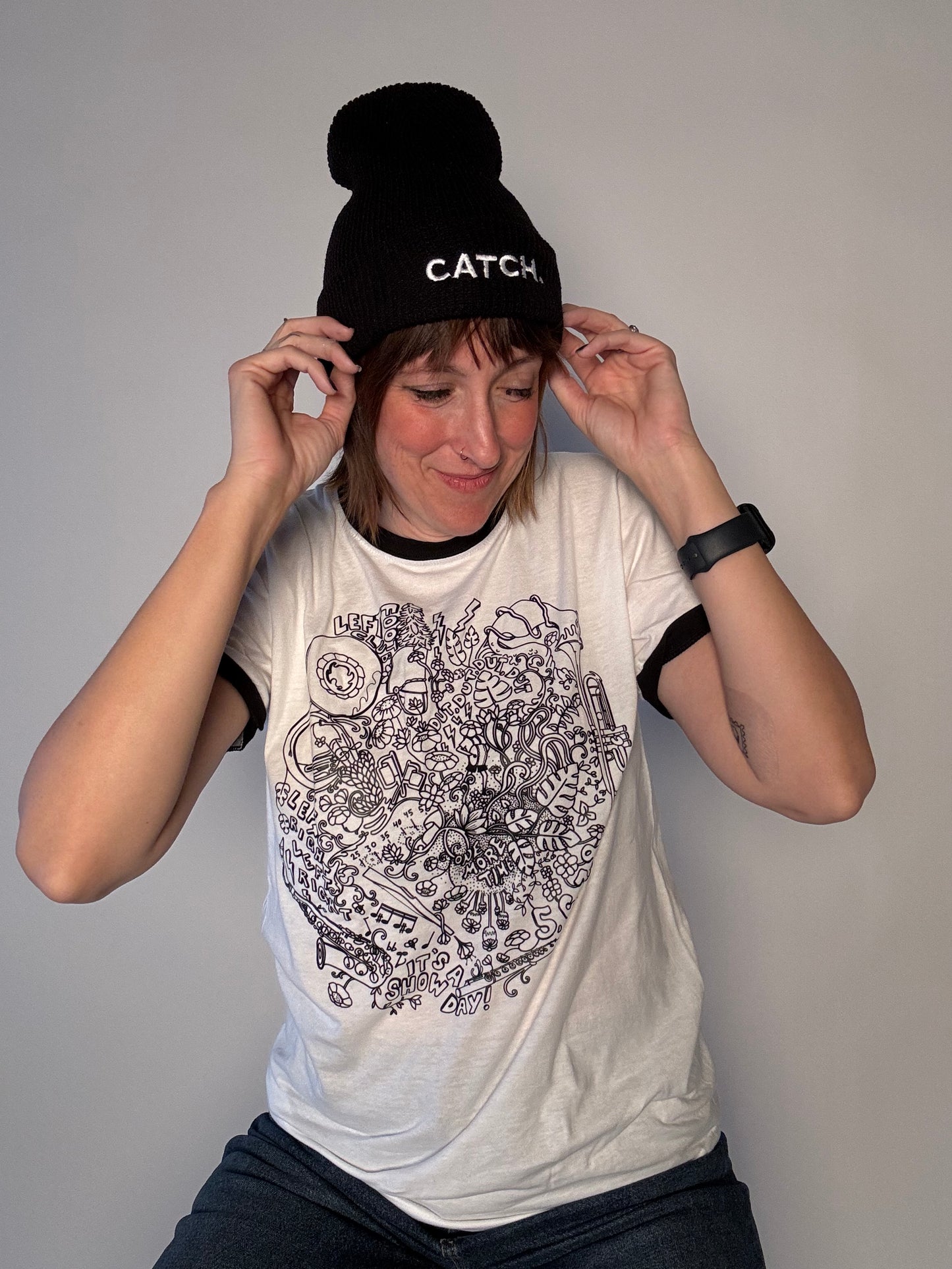 RETRO DOODLE MARCHING BAND TSHIRT