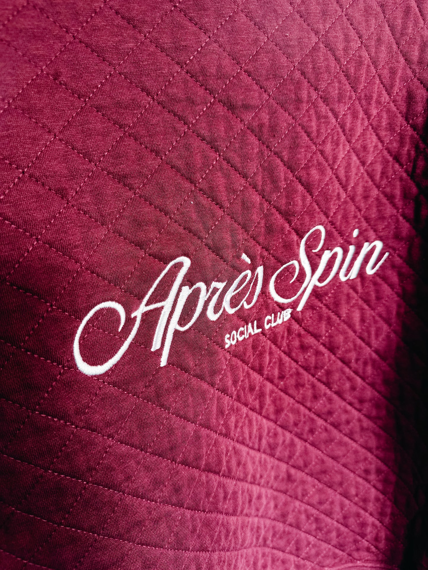 XLARGE Quilted Jacket with "Apres Spin" design