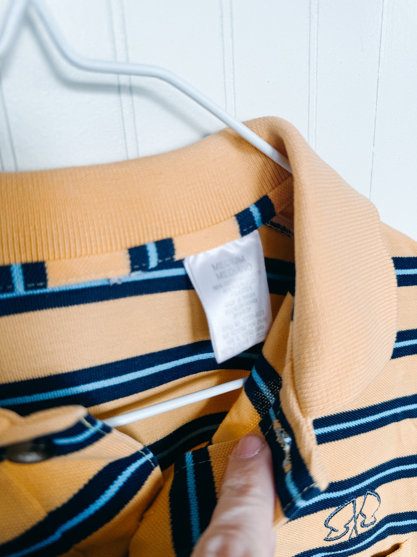 MEDIUM Polo with Flag Logo design