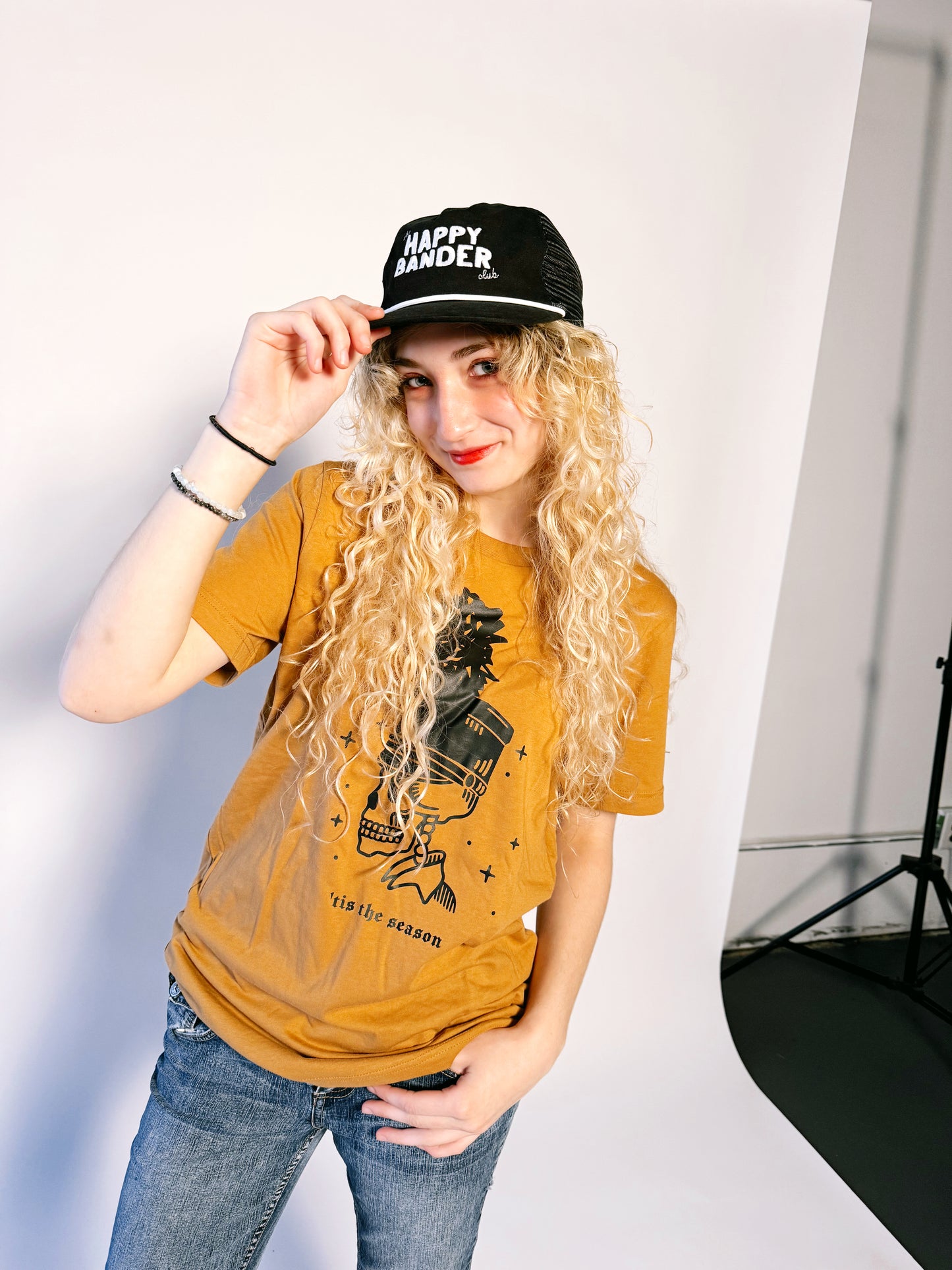 SKELETON MARCHING BAND SHIRT, 'TIS THE SEASON TSHIRT