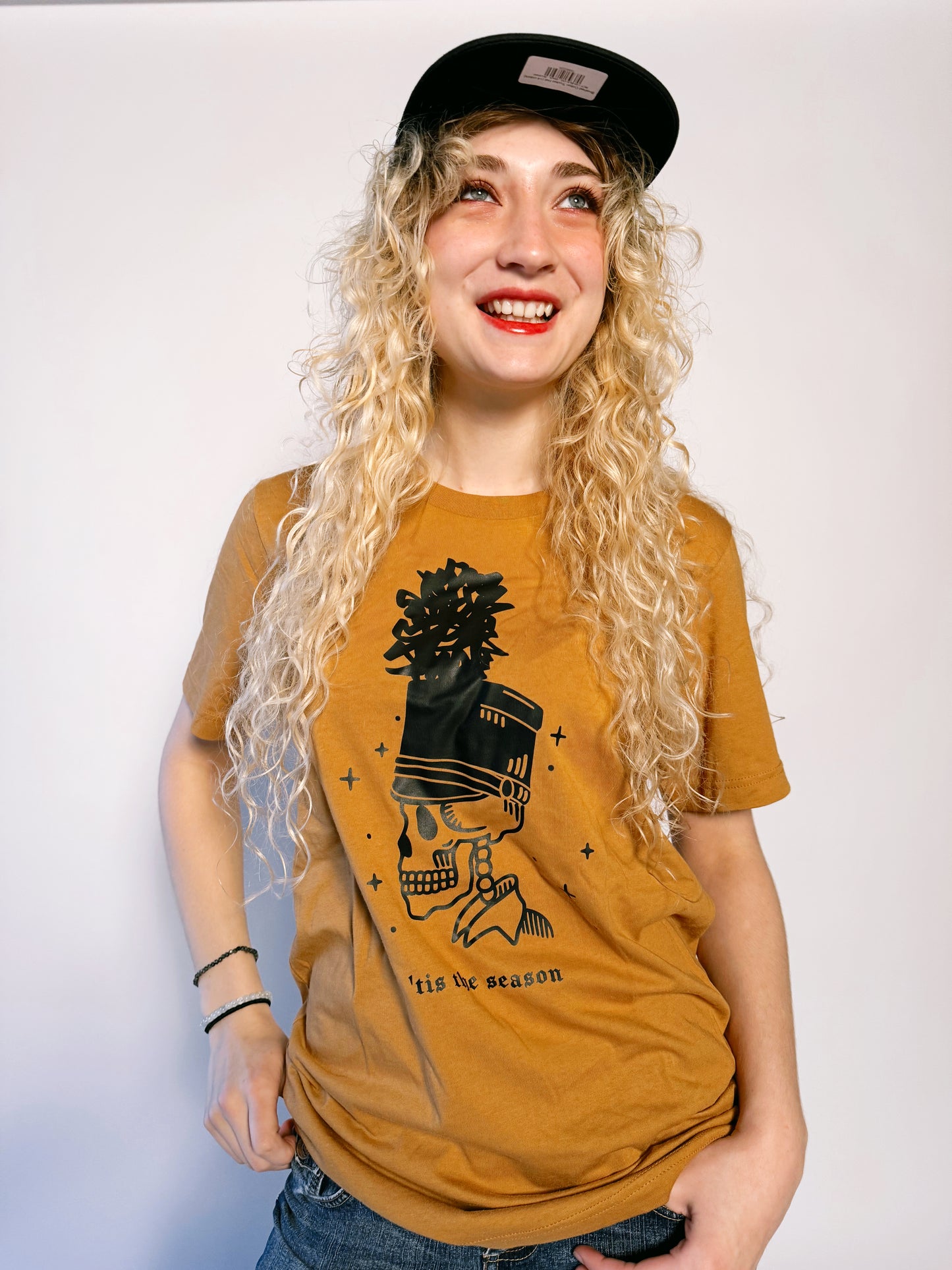 SKELETON MARCHING BAND SHIRT, 'TIS THE SEASON TSHIRT