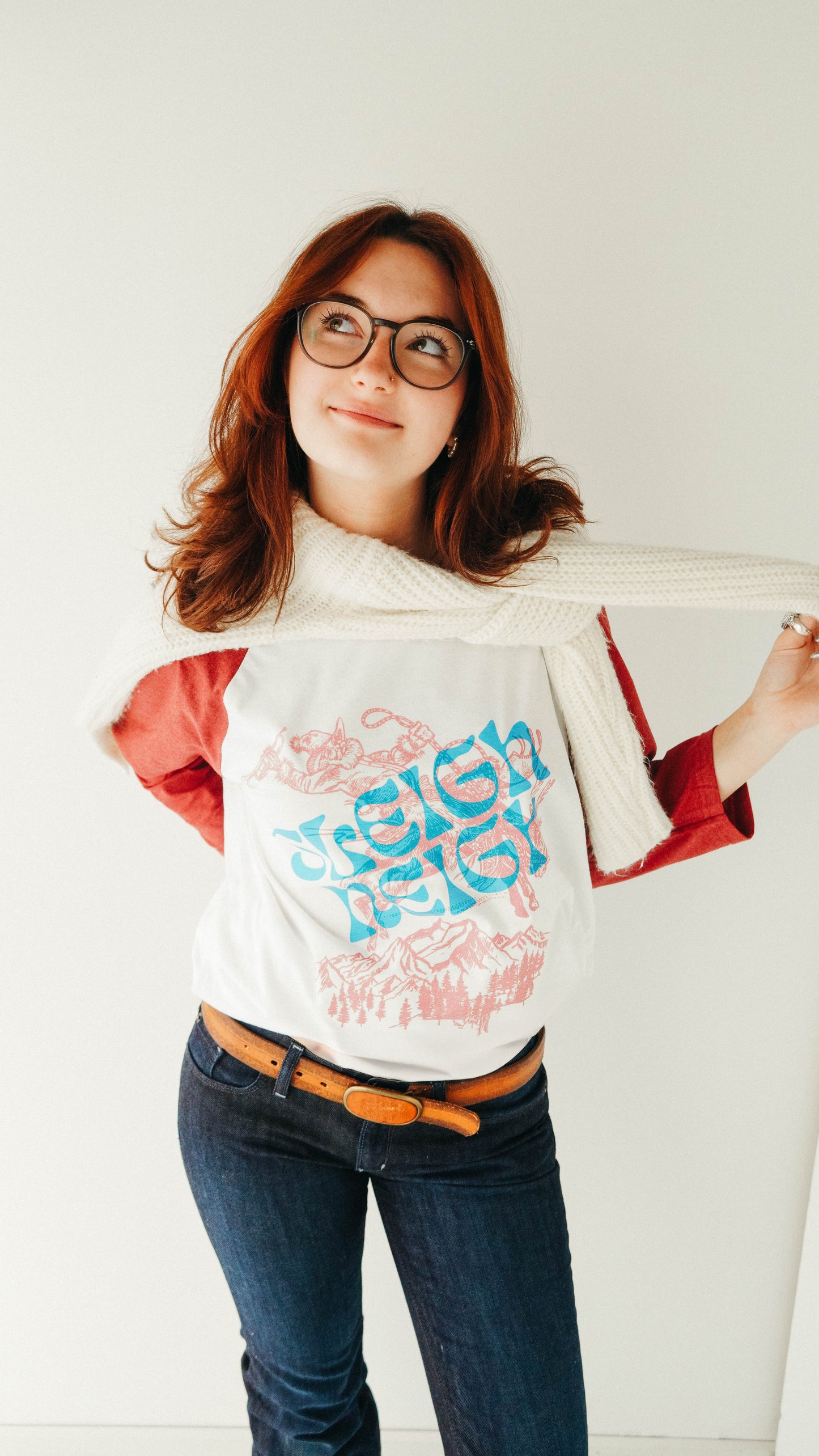 SLEIGH NEIGH CHRISTMAS 2025 LONG SLEEVE TSHIRT