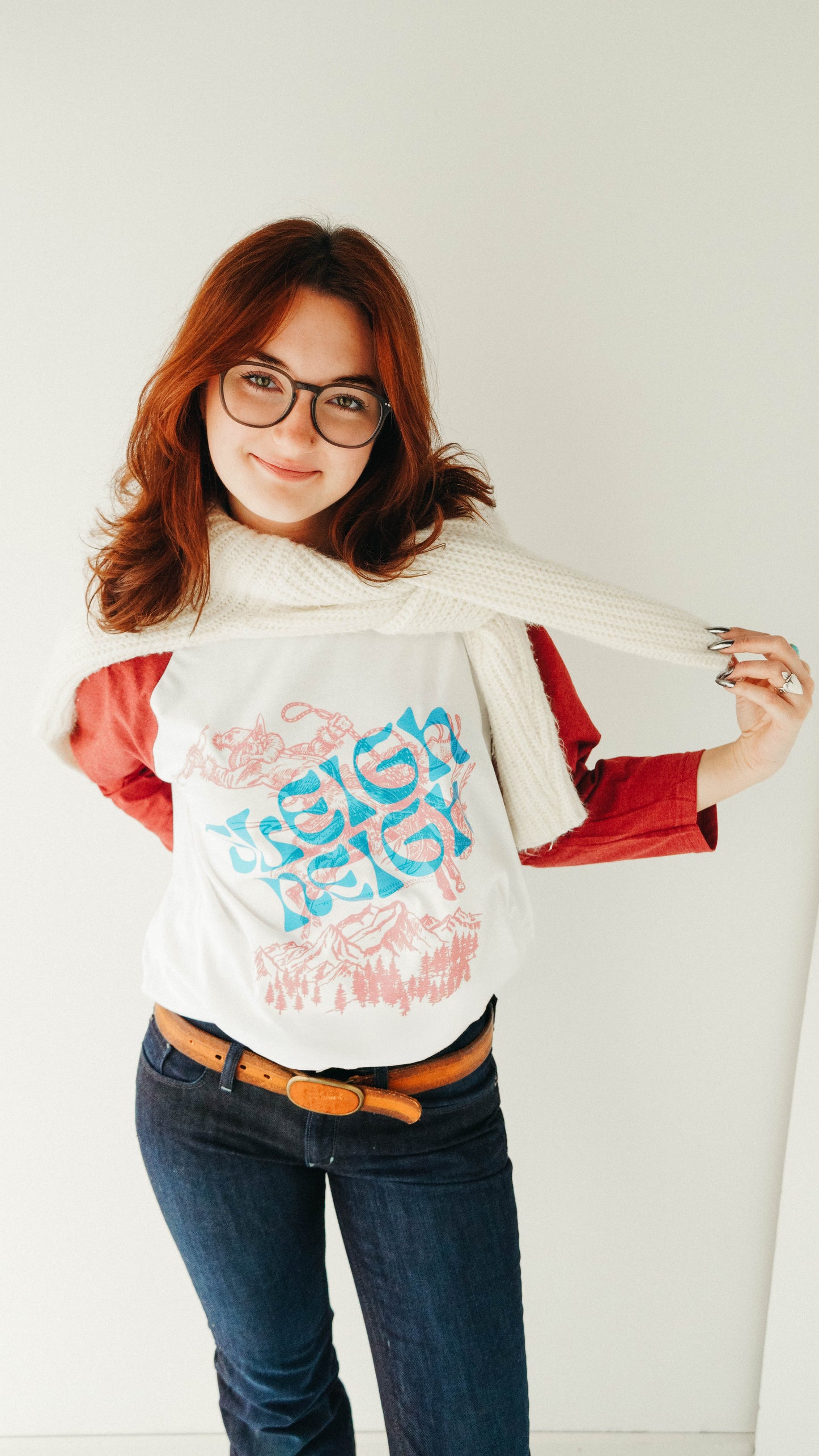 SLEIGH NEIGH CHRISTMAS 2025 LONG SLEEVE TSHIRT