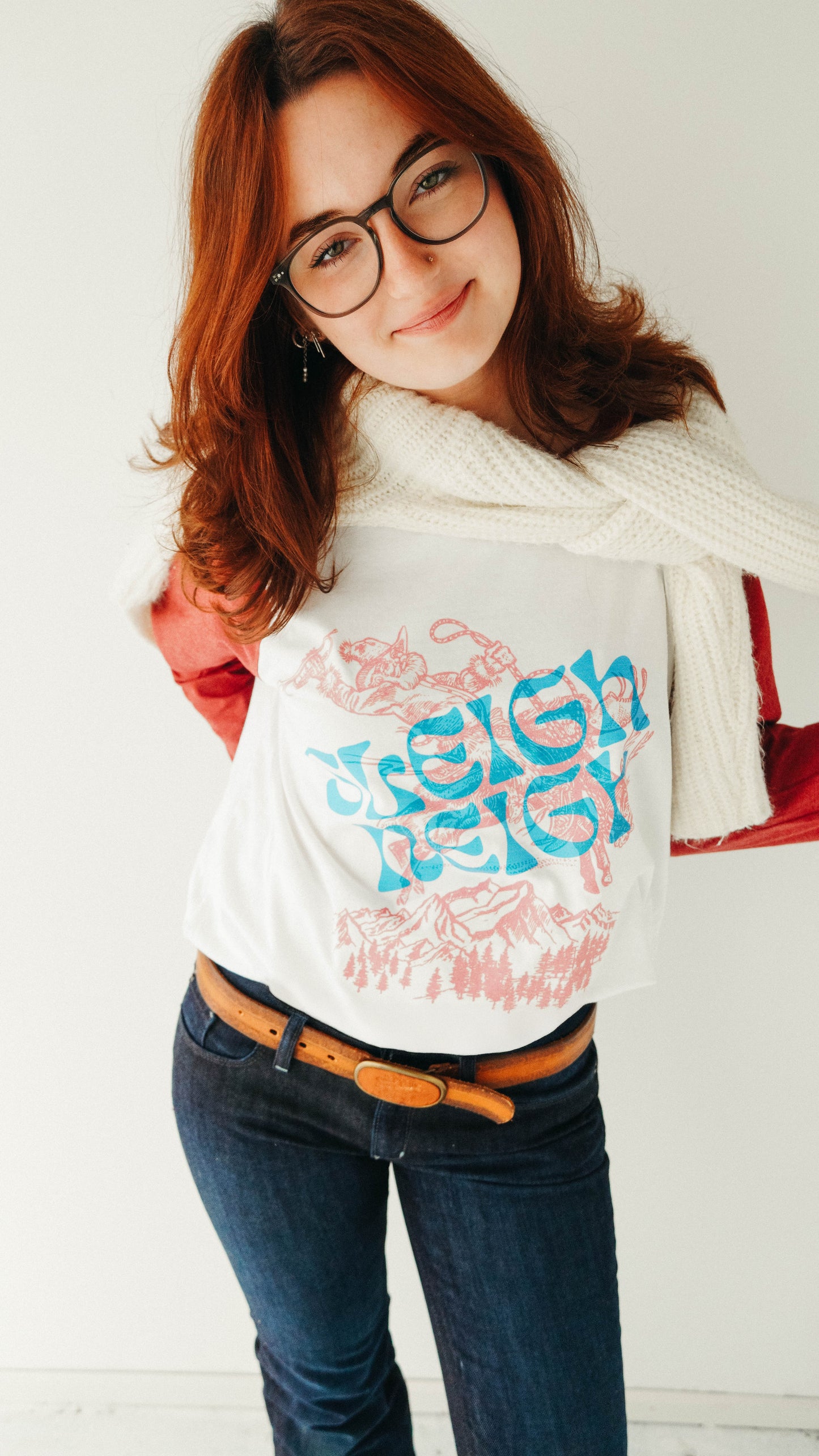 SLEIGH NEIGH CHRISTMAS 2025 LONG SLEEVE TSHIRT