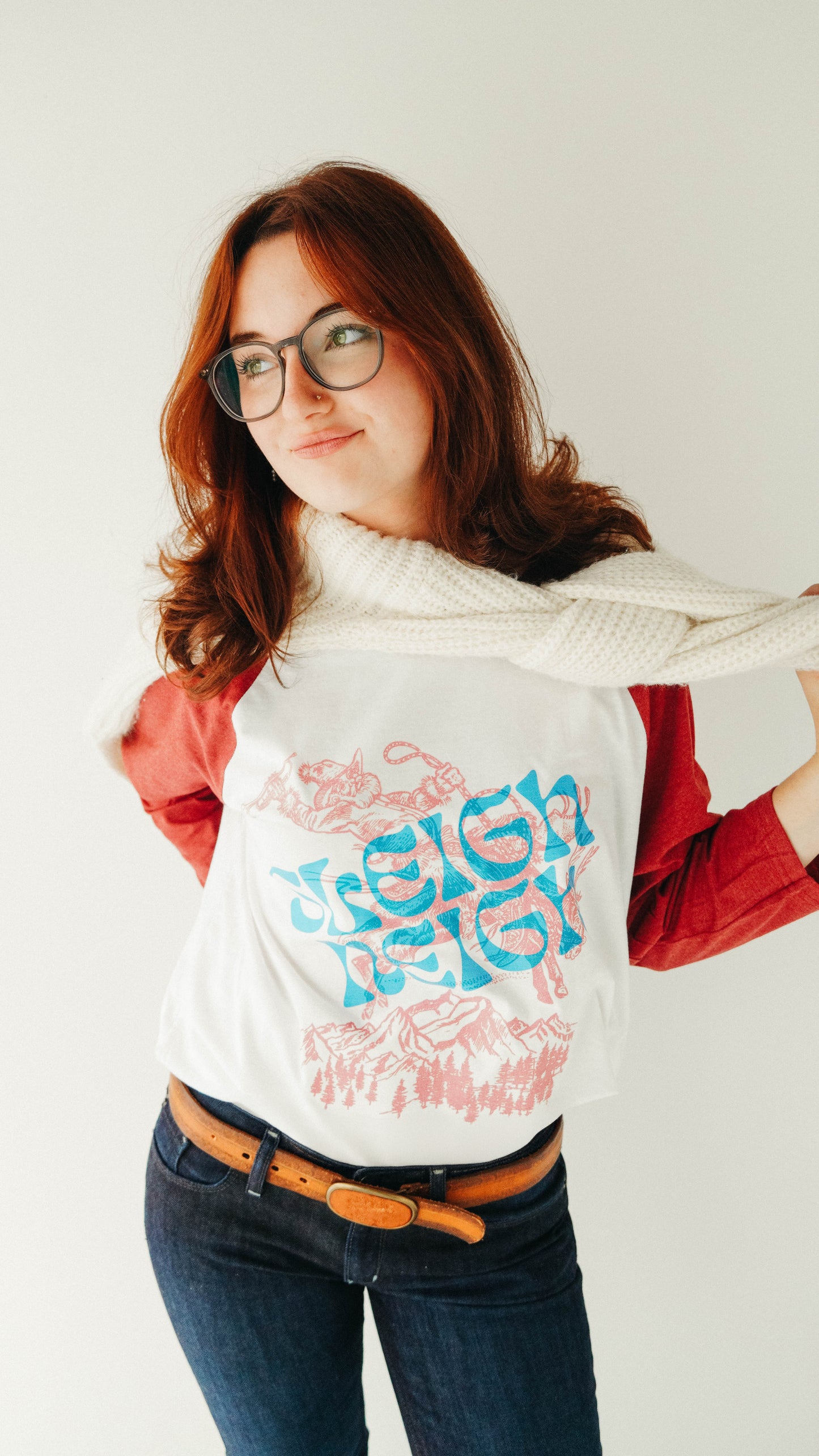 SLEIGH NEIGH CHRISTMAS 2025 LONG SLEEVE TSHIRT