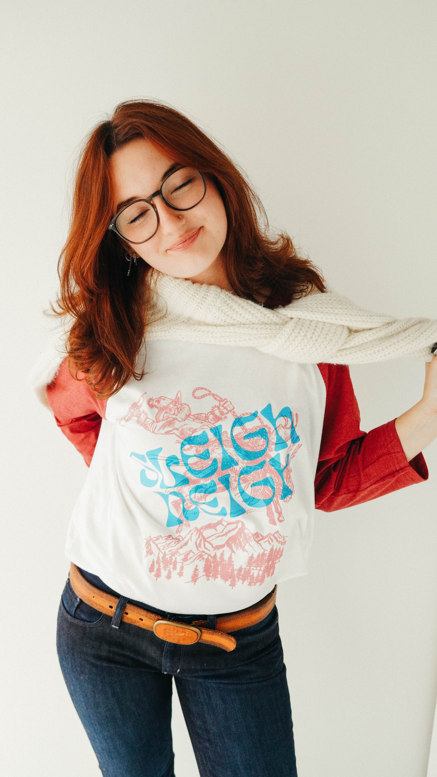 SLEIGH NEIGH CHRISTMAS 2025 LONG SLEEVE TSHIRT