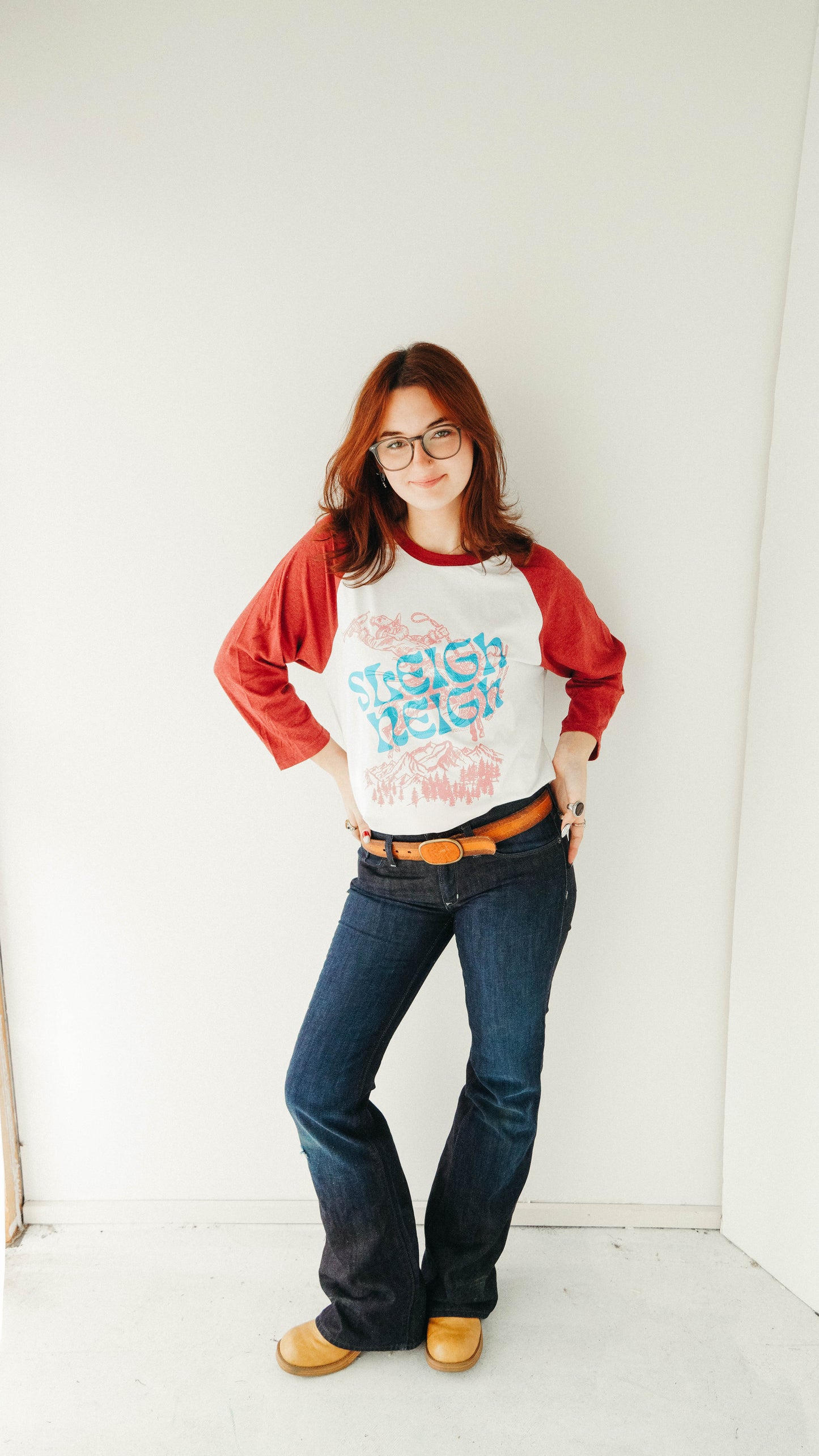 SLEIGH NEIGH CHRISTMAS 2025 LONG SLEEVE TSHIRT