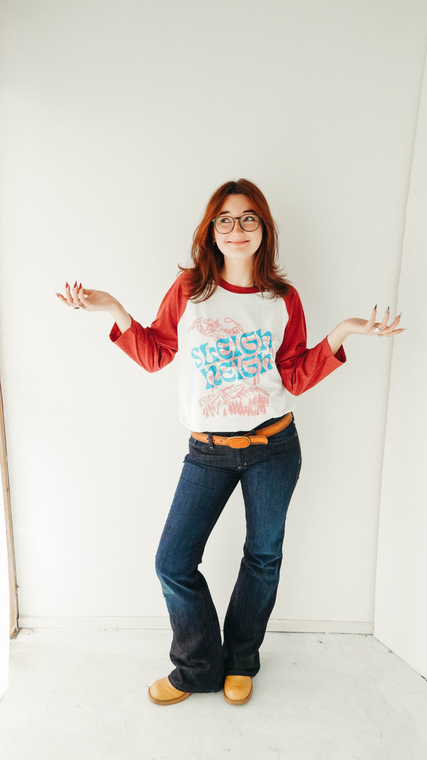 SLEIGH NEIGH CHRISTMAS 2025 LONG SLEEVE TSHIRT