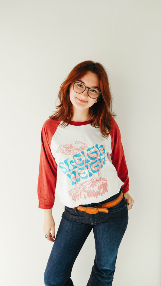 SLEIGH NEIGH CHRISTMAS 2025 LONG SLEEVE TSHIRT