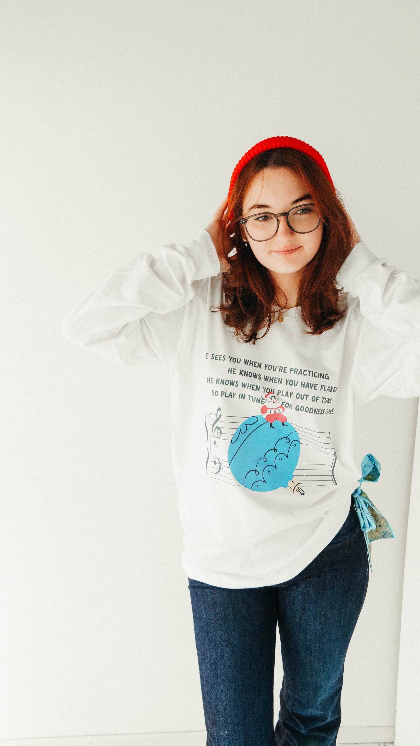 PLAY IN TUNE CHRISTMAS LONG SLEEVE TSHIRT