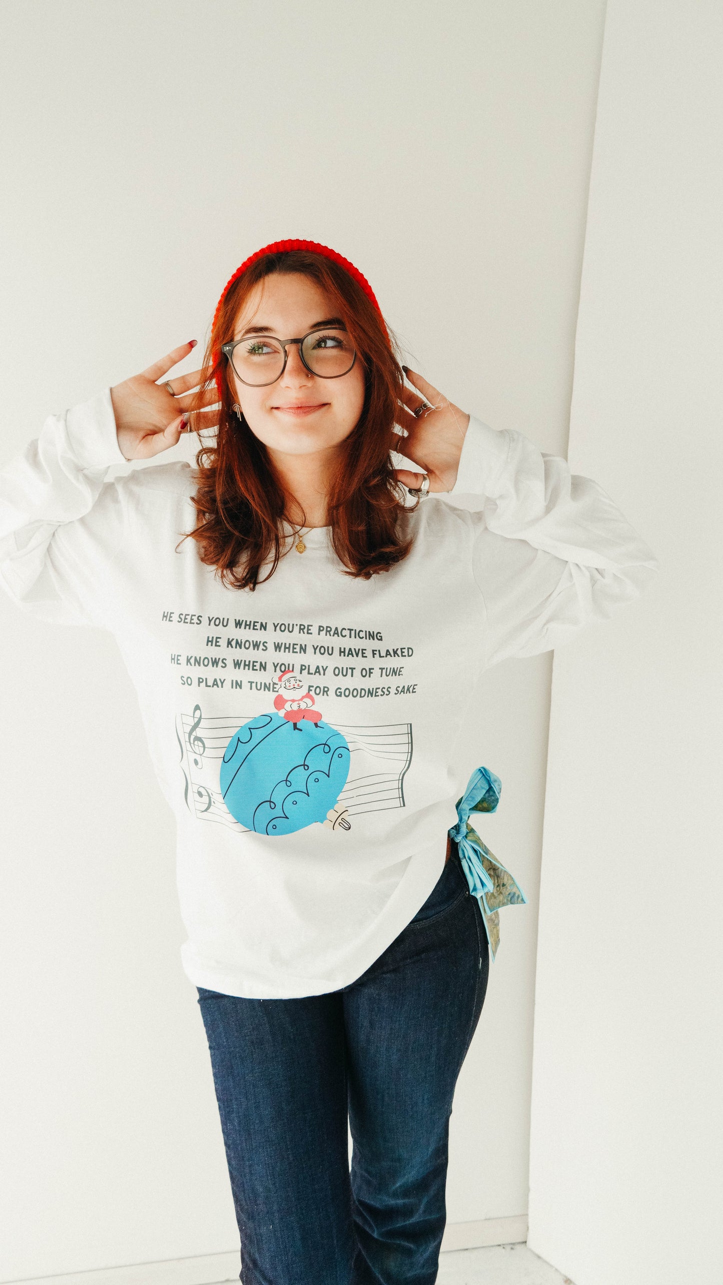 PLAY IN TUNE CHRISTMAS LONG SLEEVE TSHIRT