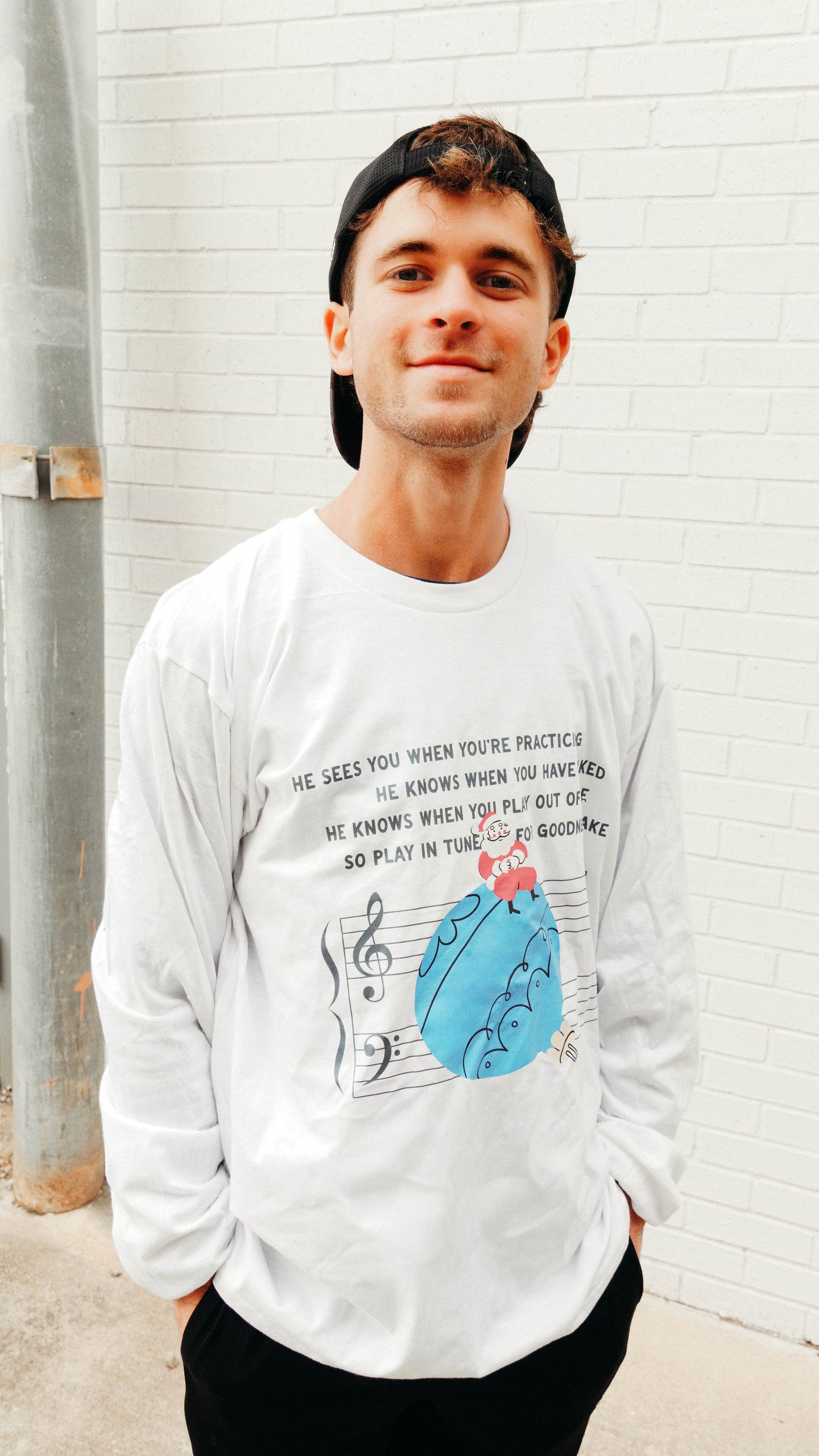 PLAY IN TUNE CHRISTMAS LONG SLEEVE TSHIRT